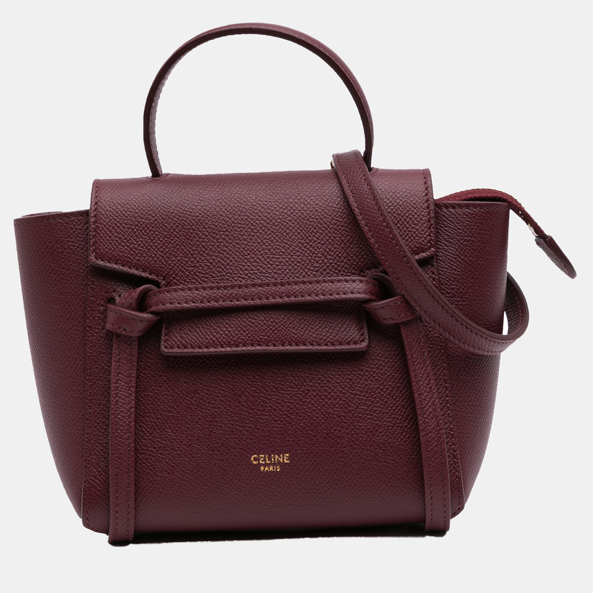 

Celine Red Pico Grained Calfskin Belt Bag