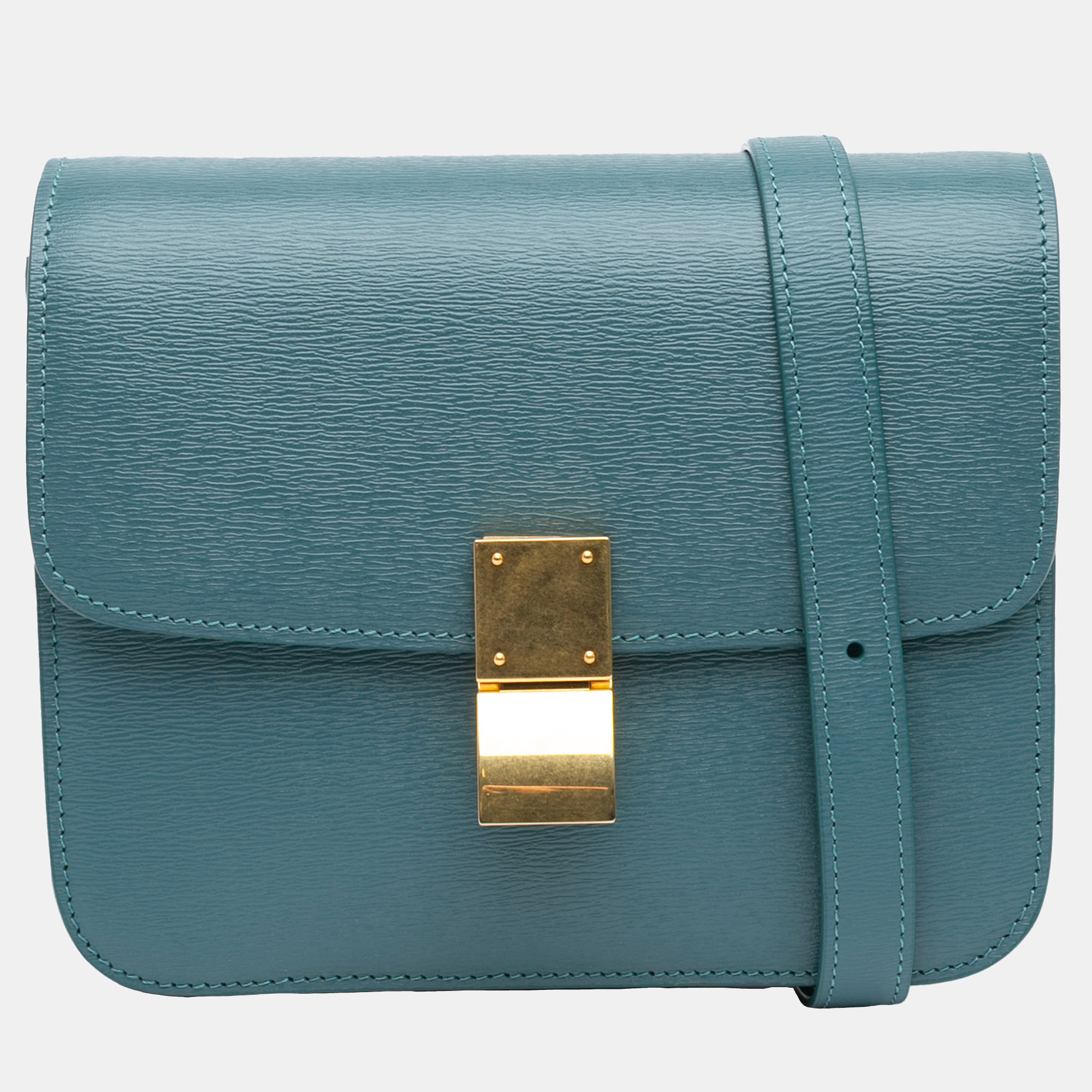 

Celine Blue Teen Calfskin Classic Box