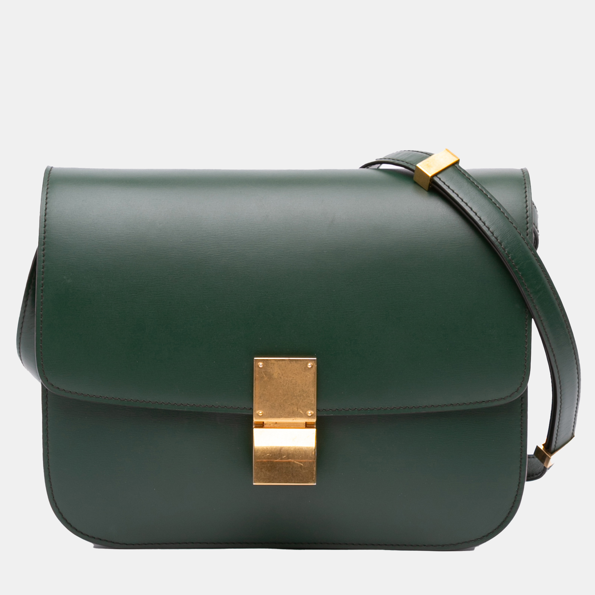 

Celine Green Medium Calfskin Classic Box