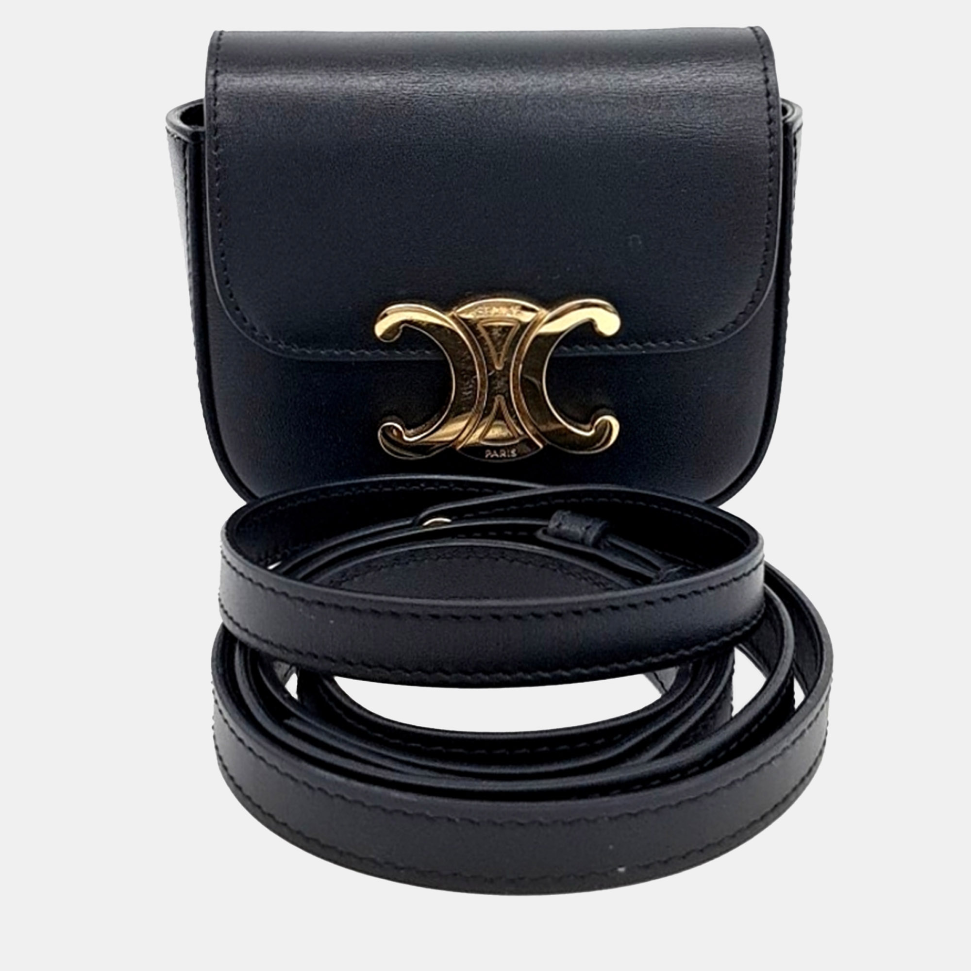 

Celine Triumph Mini crossbody Bag, Black