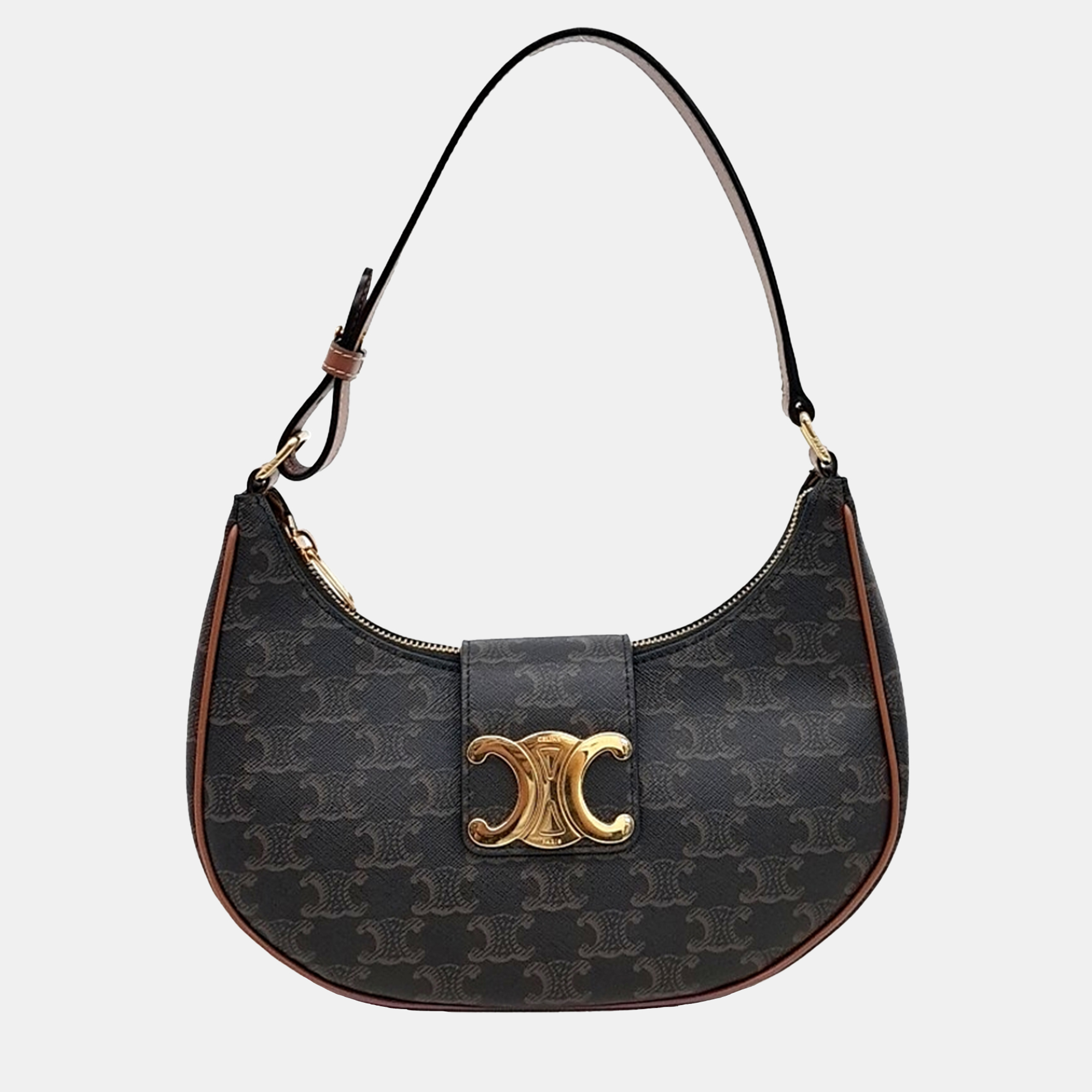 

Celine Brown PVC Ava Triumph Medium Bag