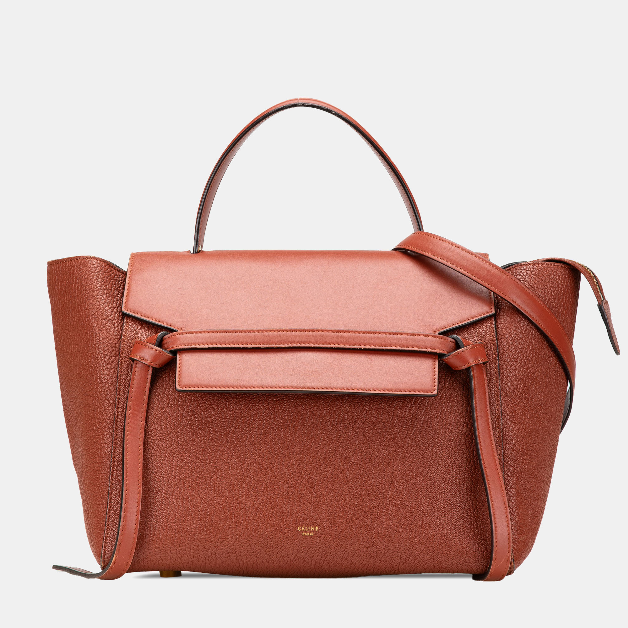 

Celine Brown Mini Goatskin Belt Bag