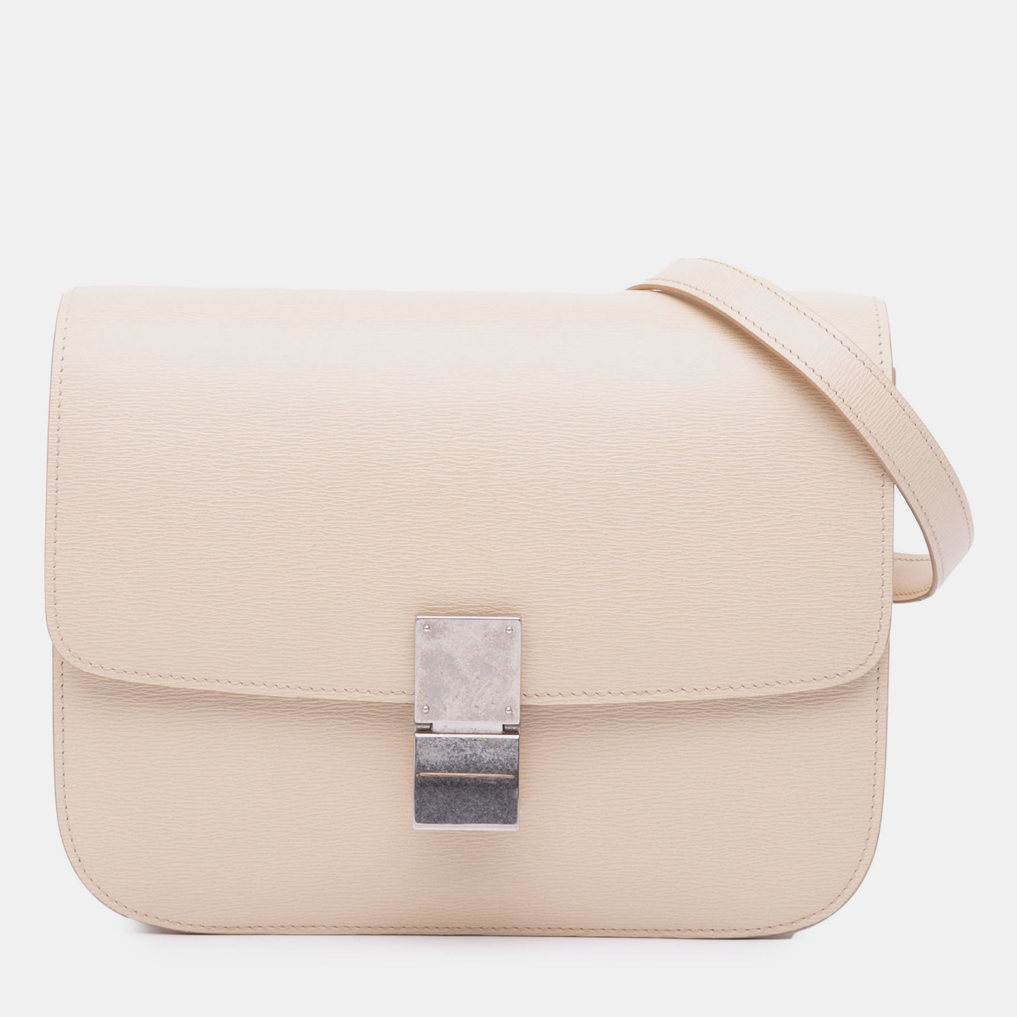 

Celine Beige Medium Calfskin Classic Box