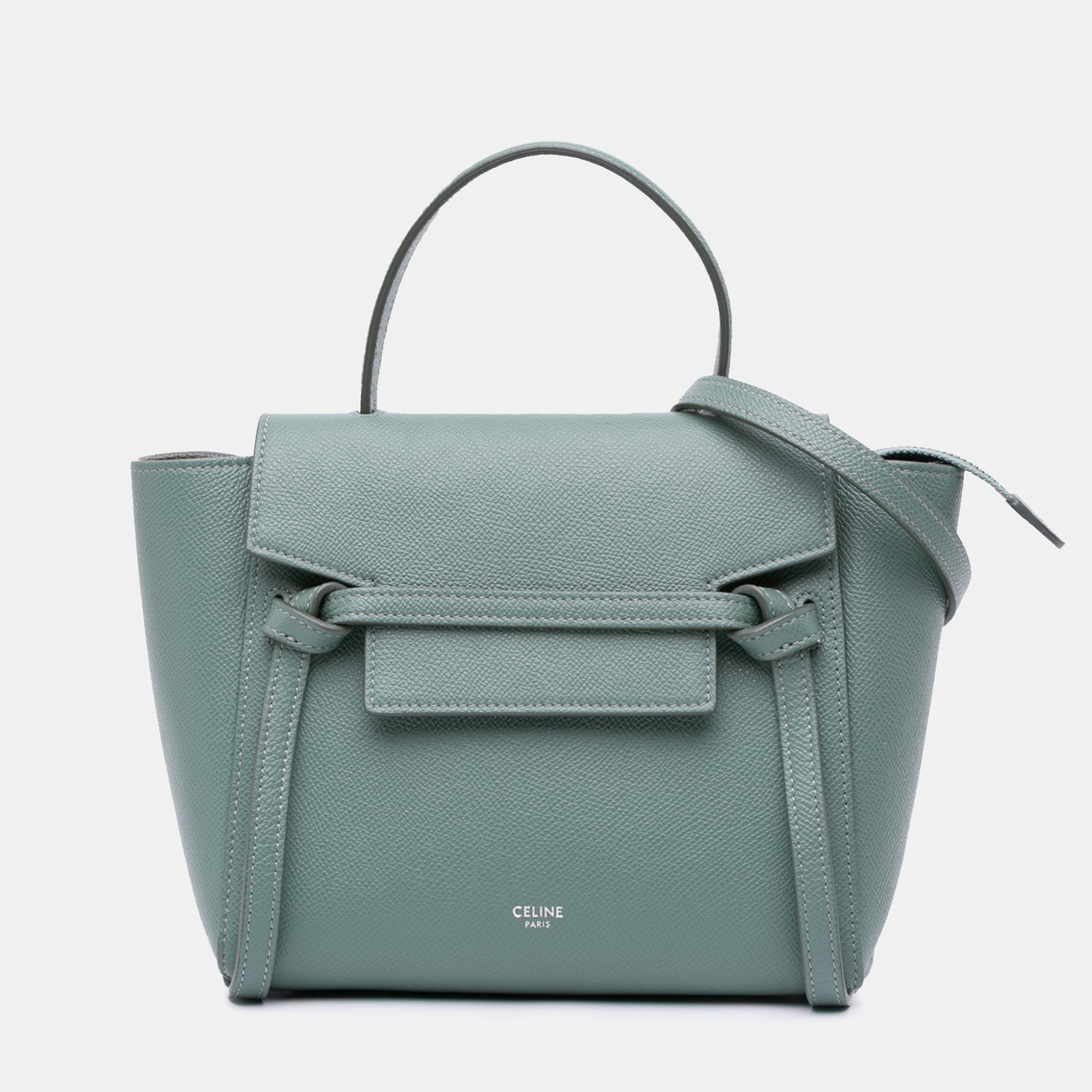 

Celine Blue Nano Grained Calfskin Belt Bag