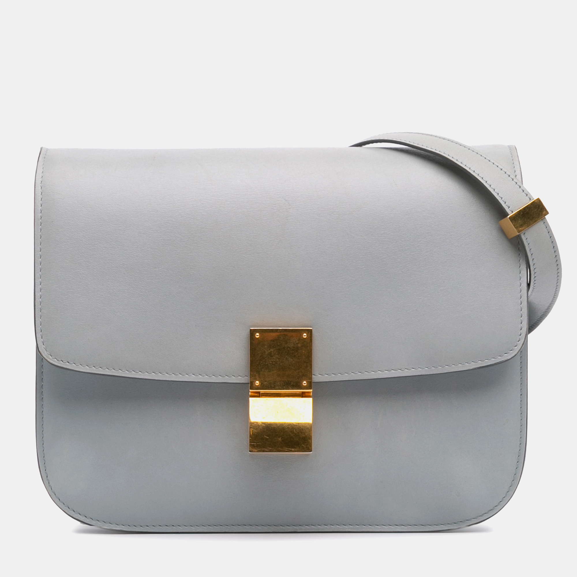 

Celine Grey Calfskin Medium Classic Box