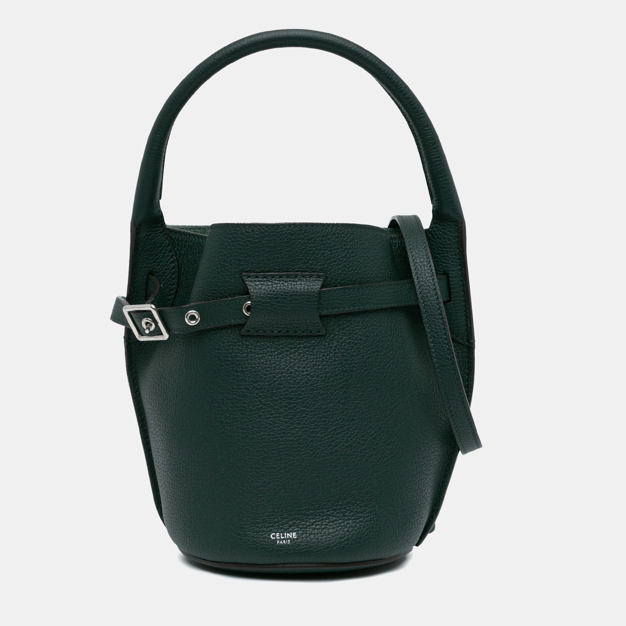 

Celine Green Leather Nano Big Bucket Bag