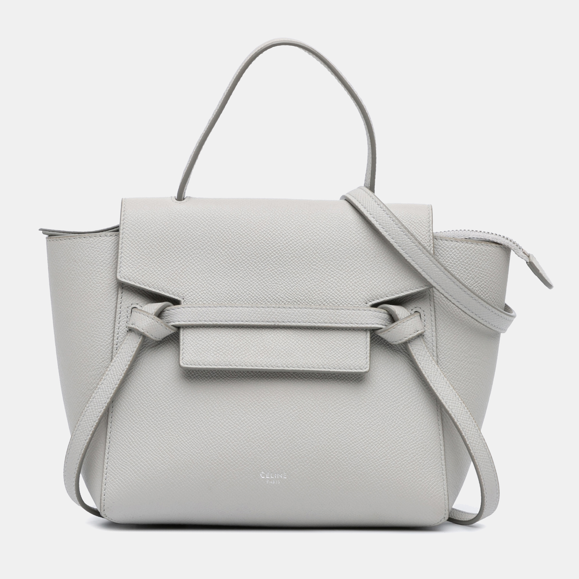 

Celine Grey Grained Calfskin Nano Belt Bag