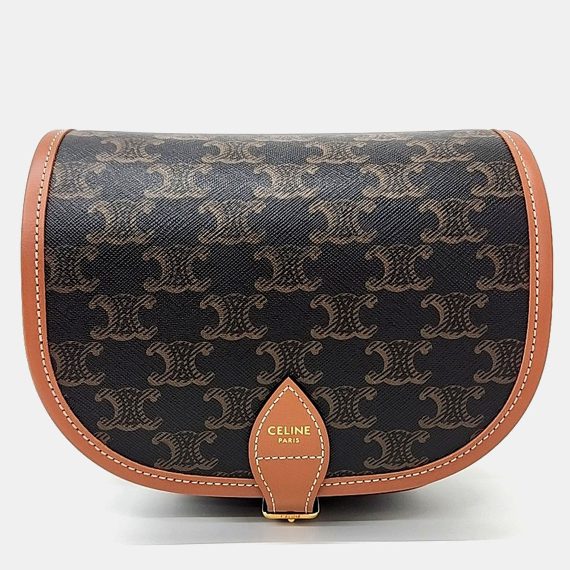 

Celine Brown PVC Polkovac Medium bag