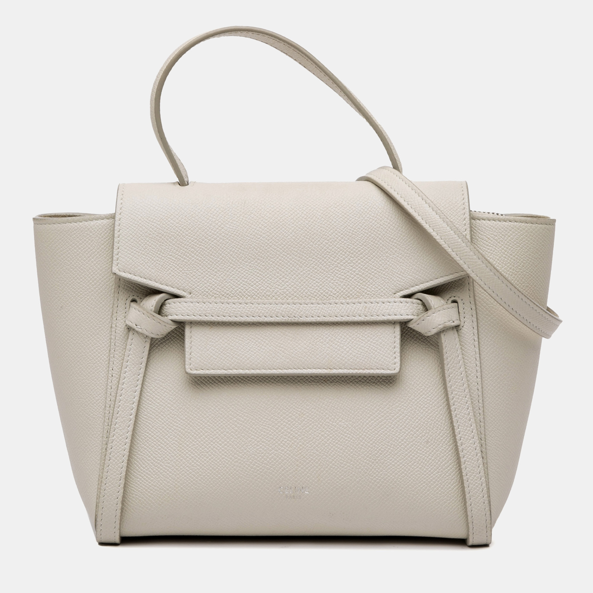 

Celine Grey Nano Grained Calfskin Belt Bag