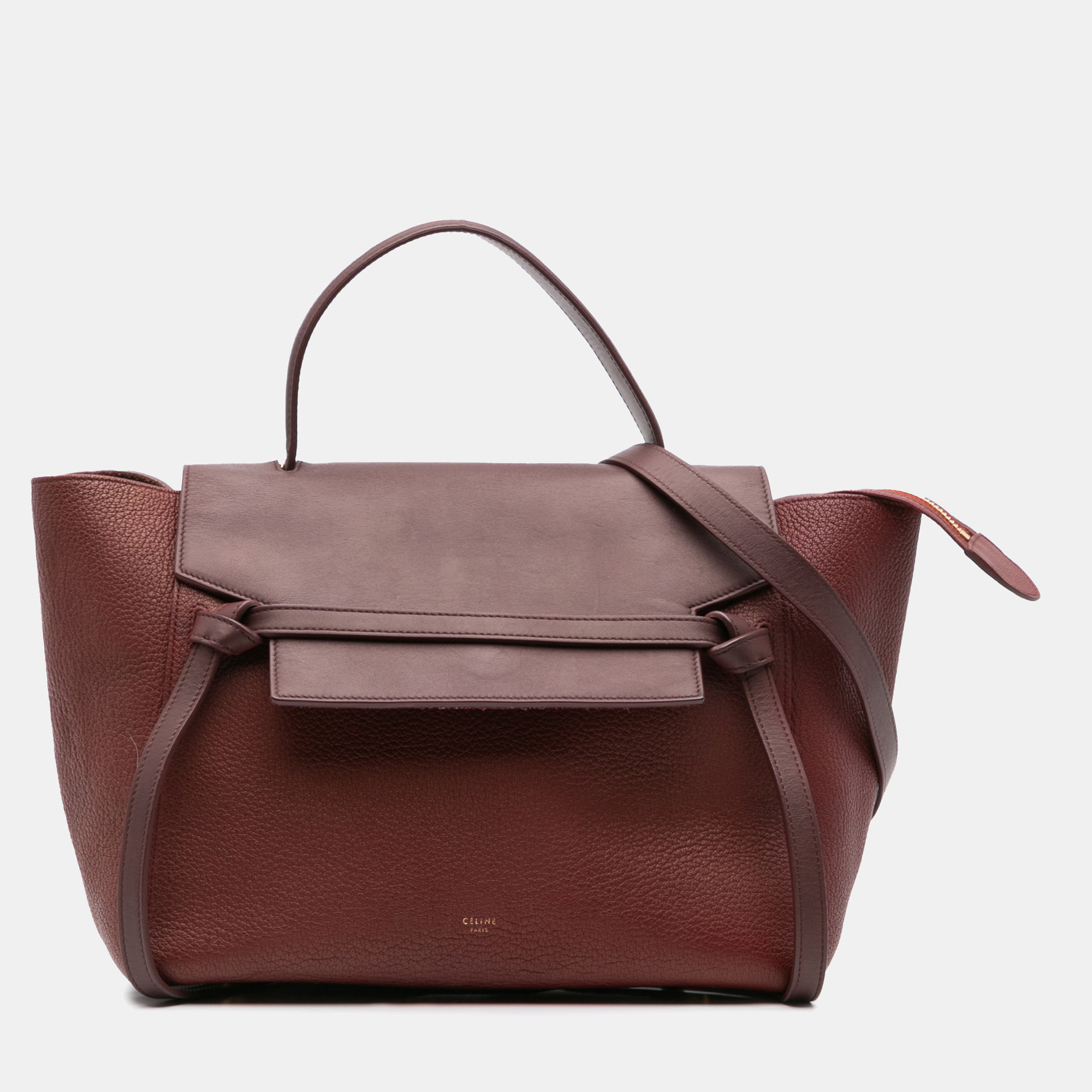 

Celine Red Mini Grained Calfskin Belt Bag