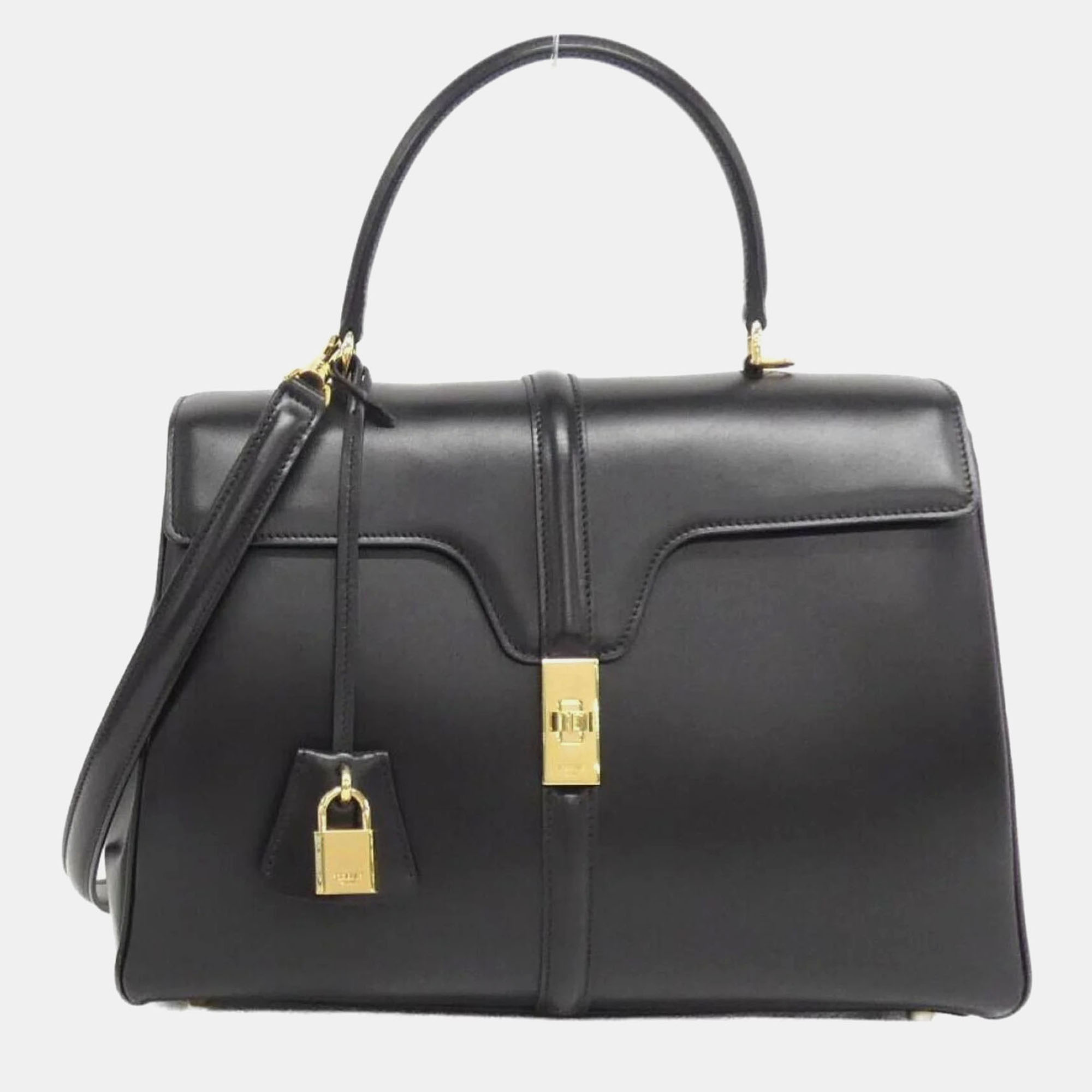 

Celine 16 Medium Handbag, Black