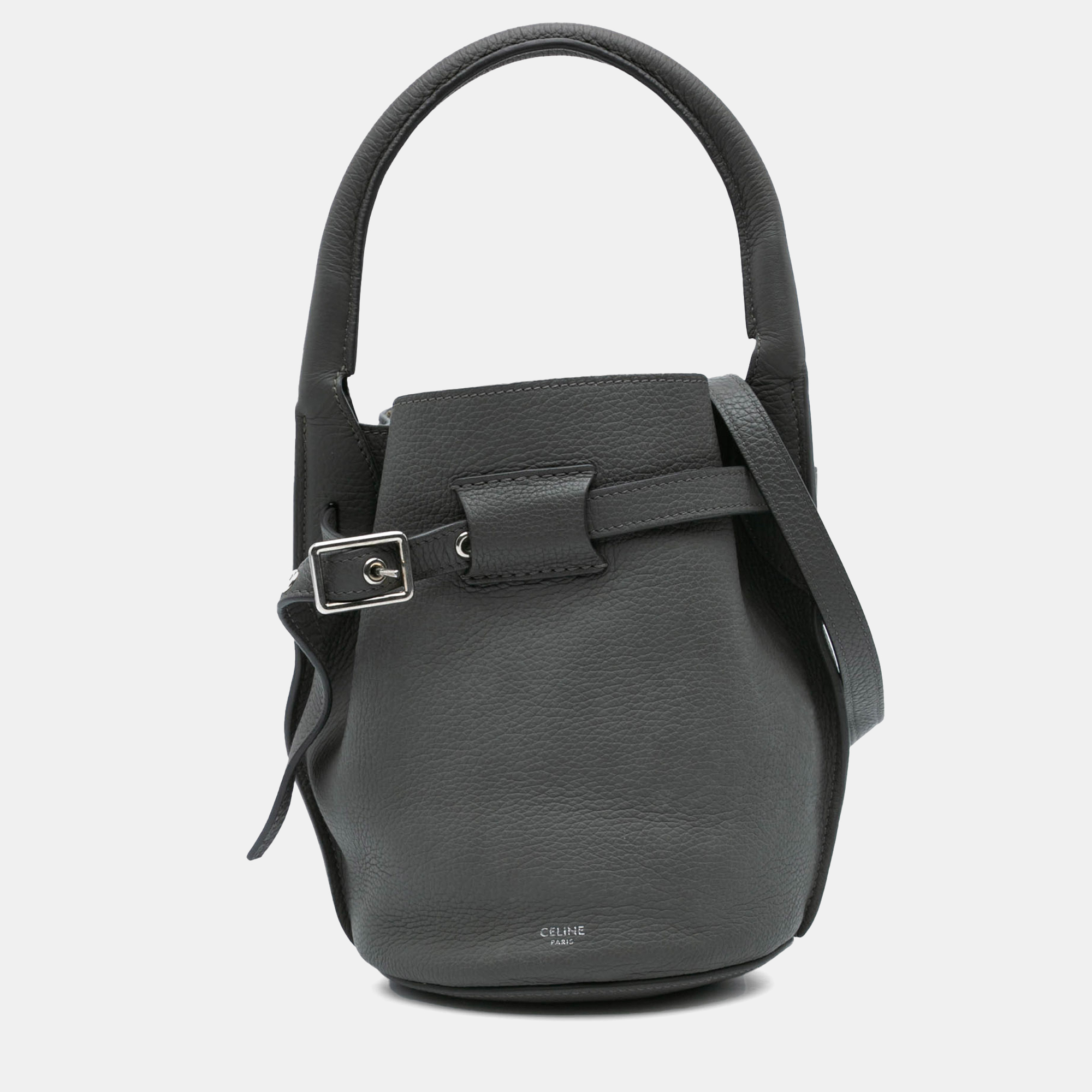 

Celine Grey Nano Leather Big Bucket Bag
