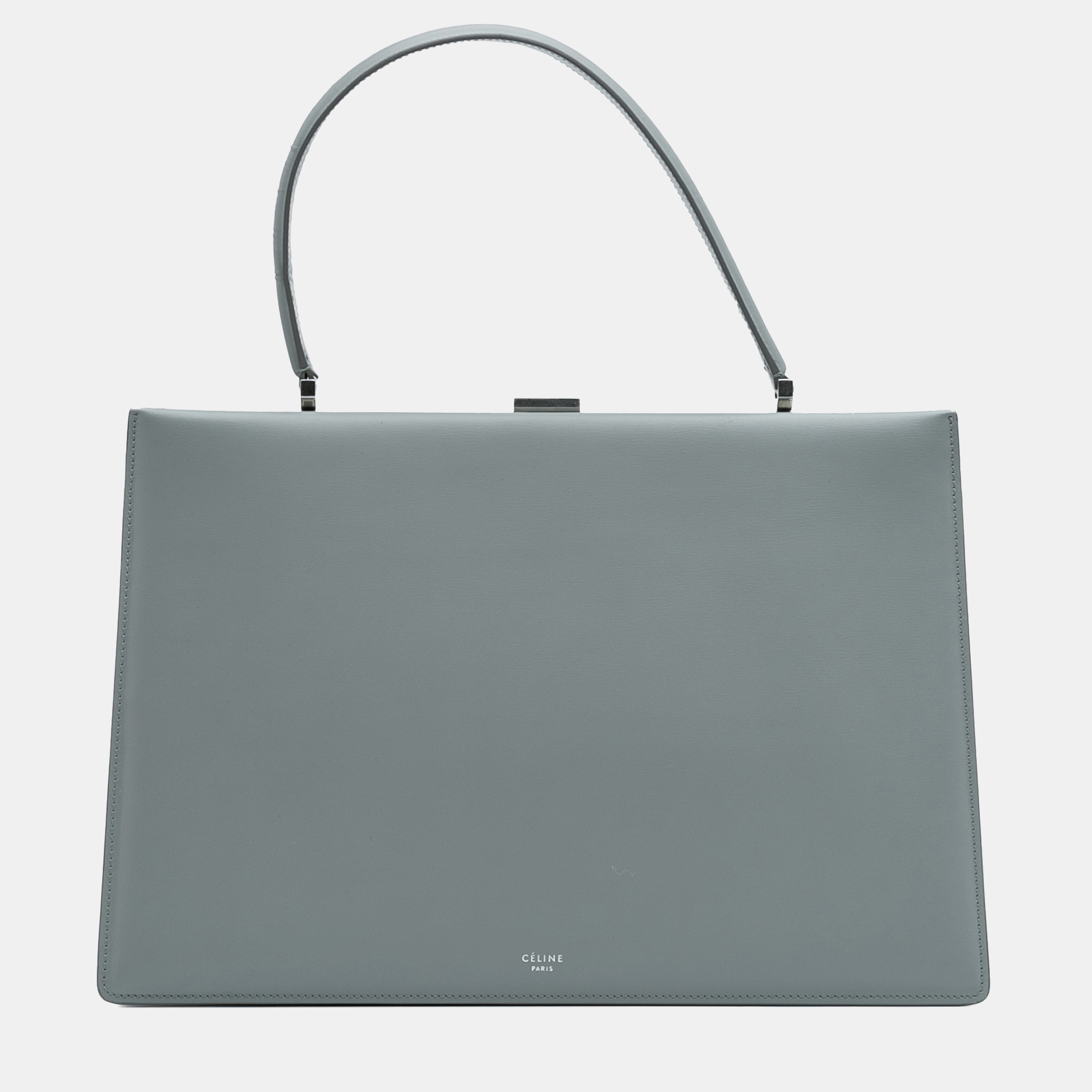 

Celine Grey Medium Calfskin Clasp Handbag