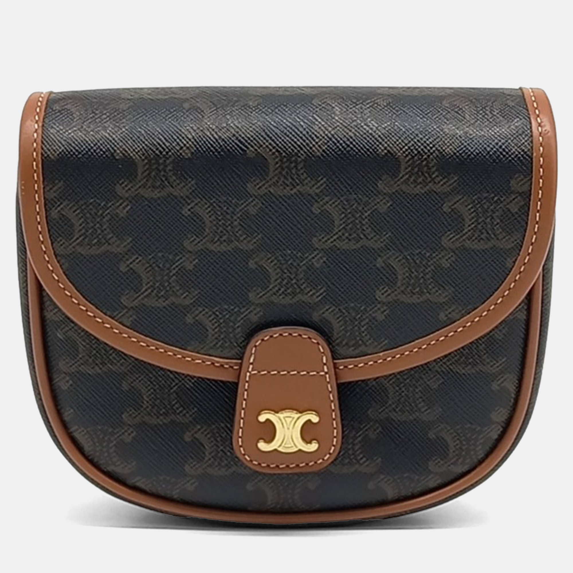 

Celine Brown Canvas Triumph Vesace Crossbody Bag