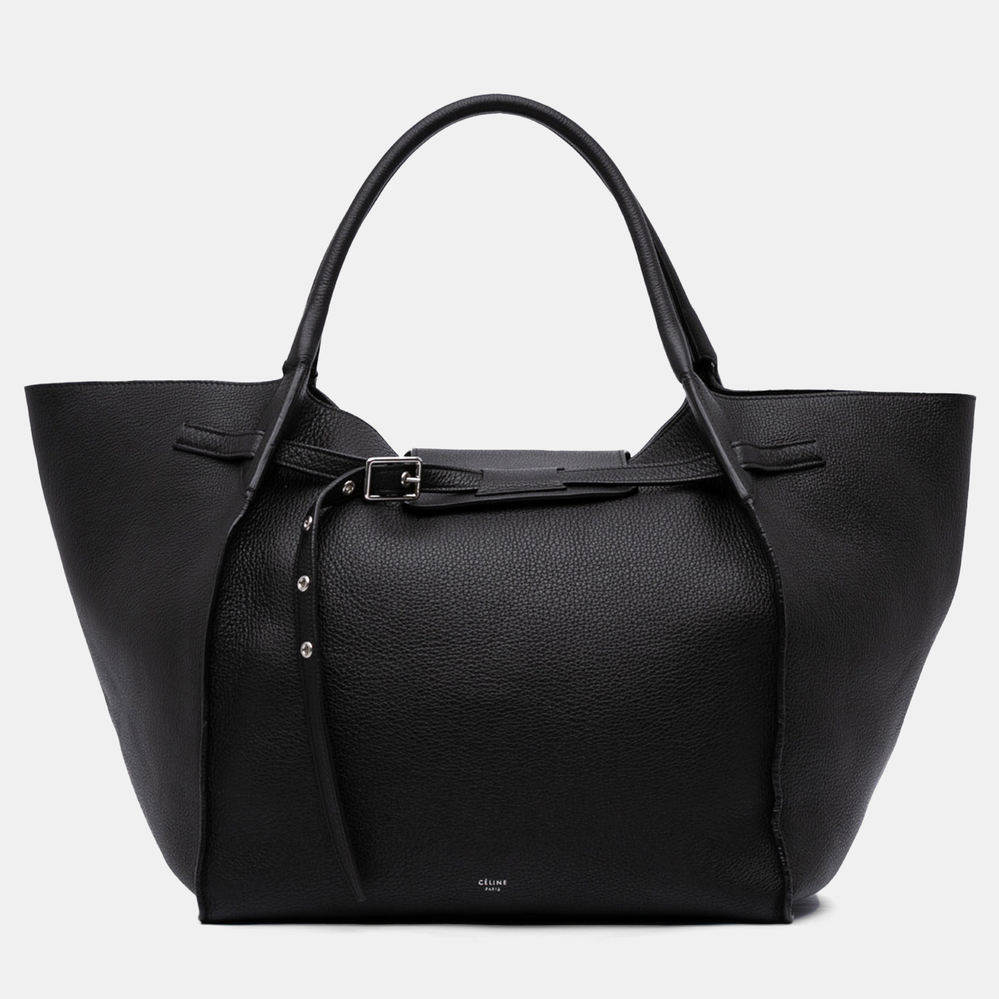 

Celine Black Medium Supple Grained Calfskin Big Bag