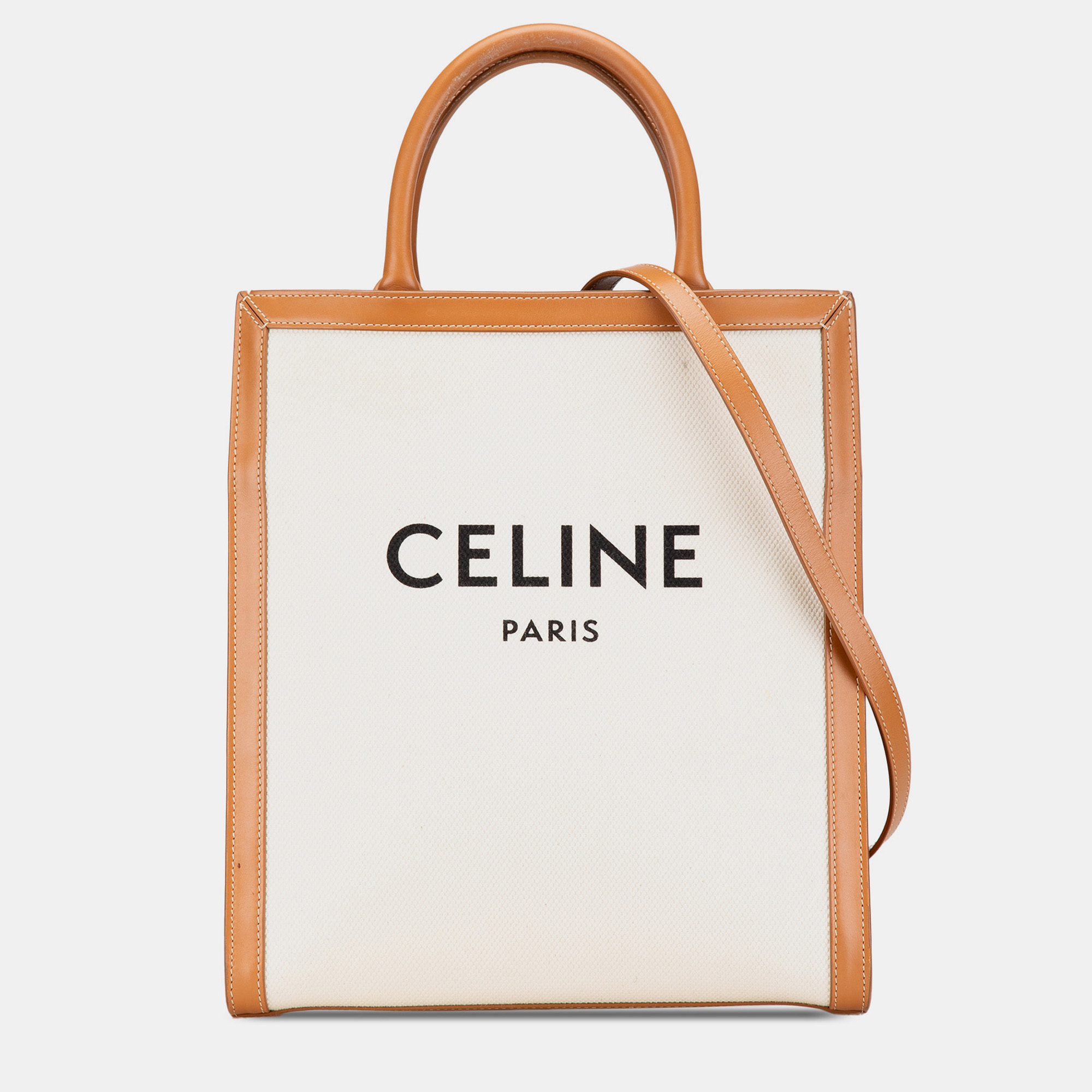 

Celine Beige Small Vertical Cabas Satchel