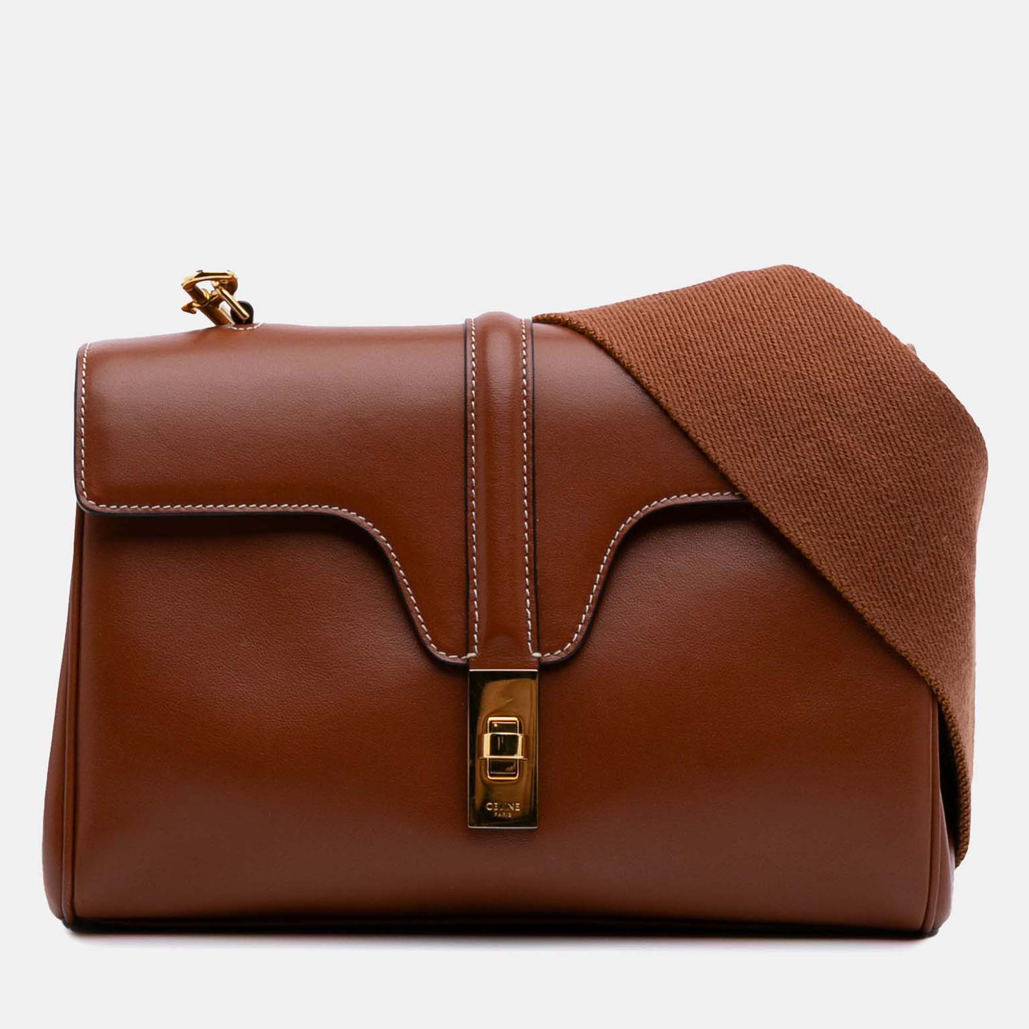 

Celine Brown Teen Smooth Calfskin Soft 16 Crossbody