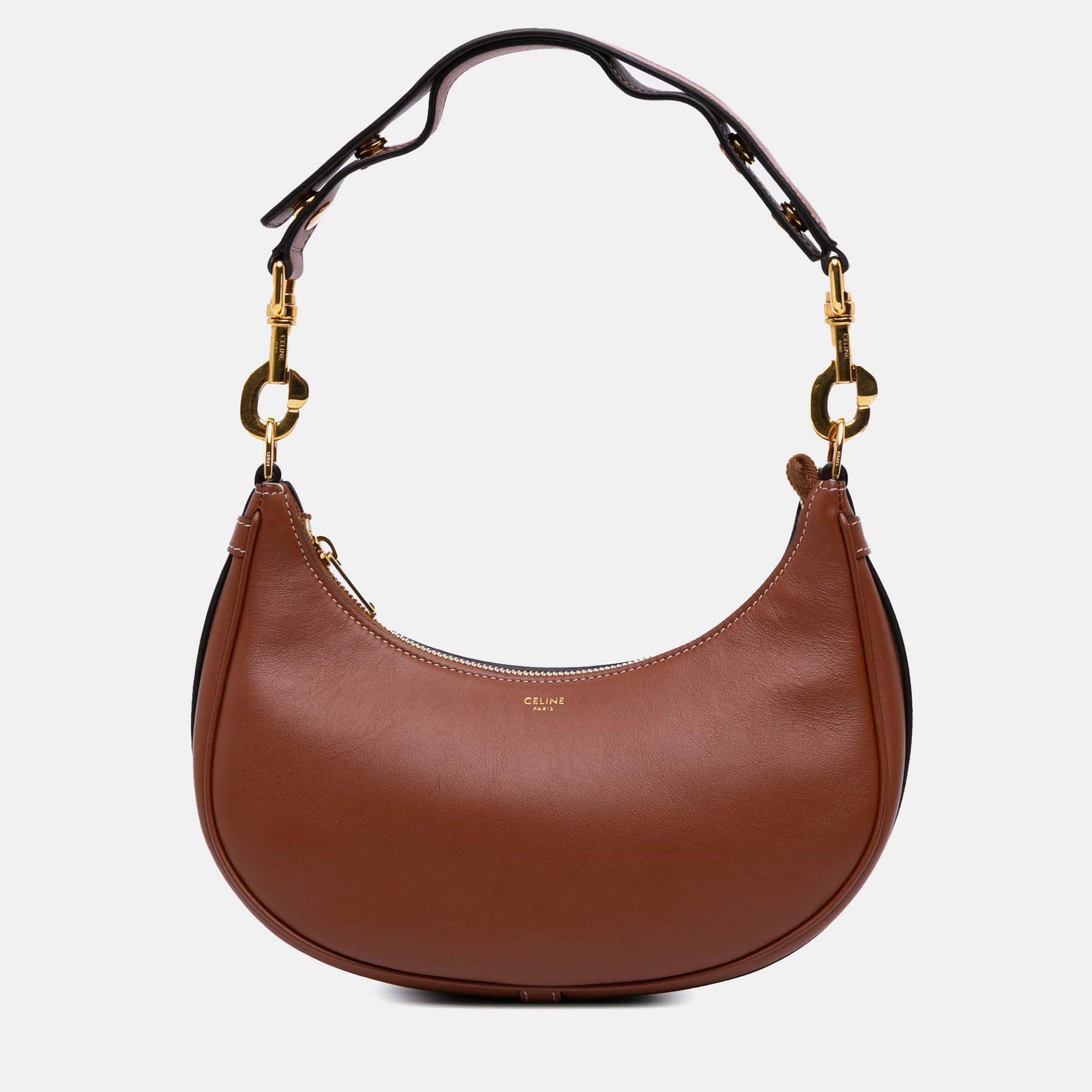 

Celine Brown Leather Ava Shoulder Bag