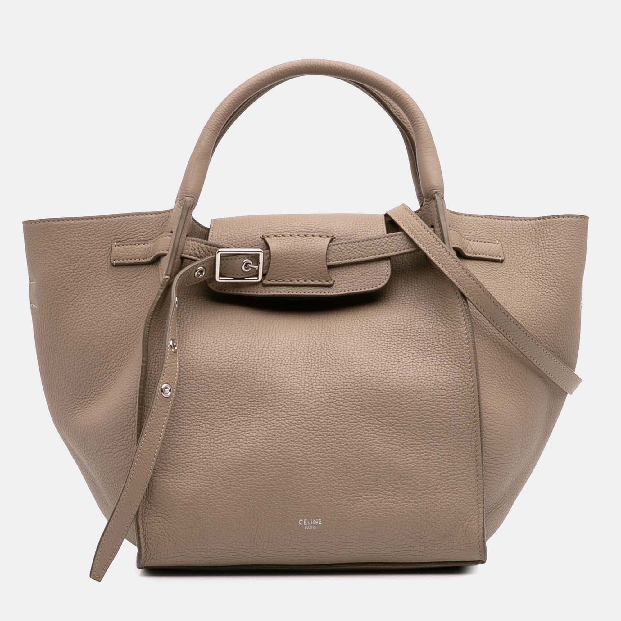

Celine Brown Small Grained Calfskin Big Bag