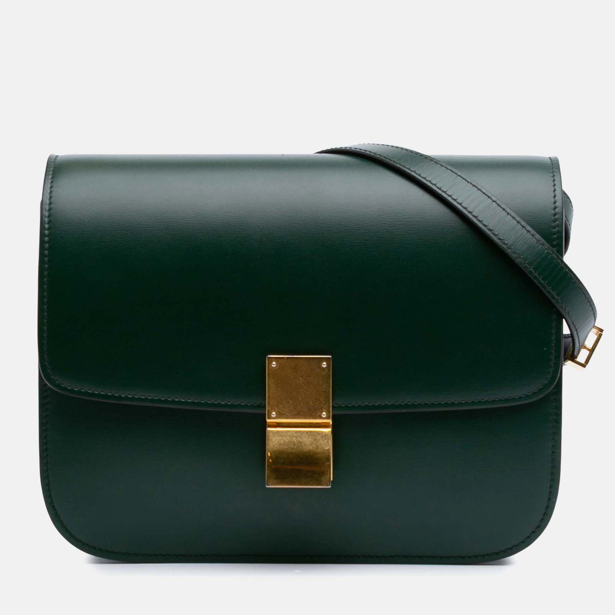 

Celine Black Medium Calfskin Classic Box