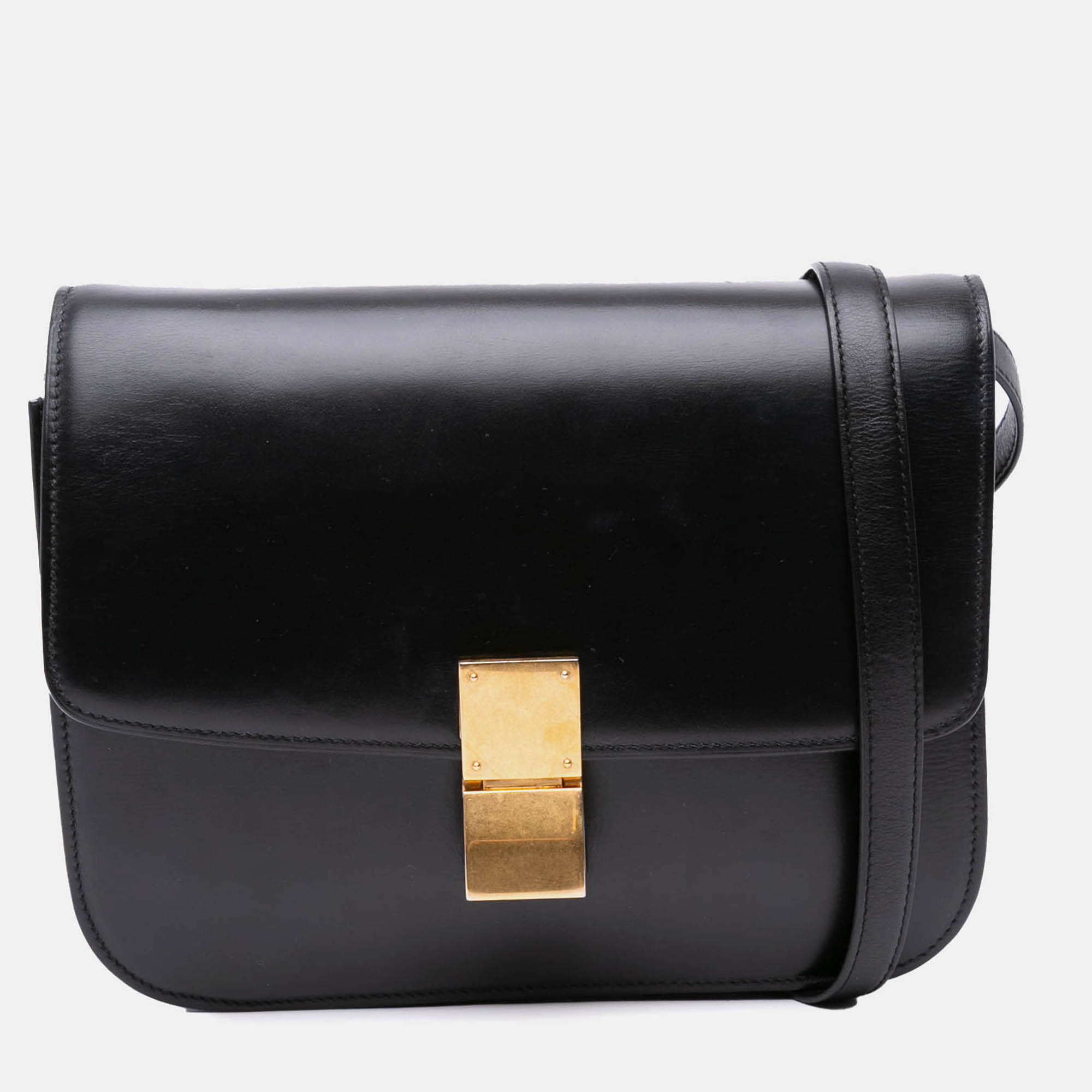 

Celine Black Medium Calfskin Classic Box