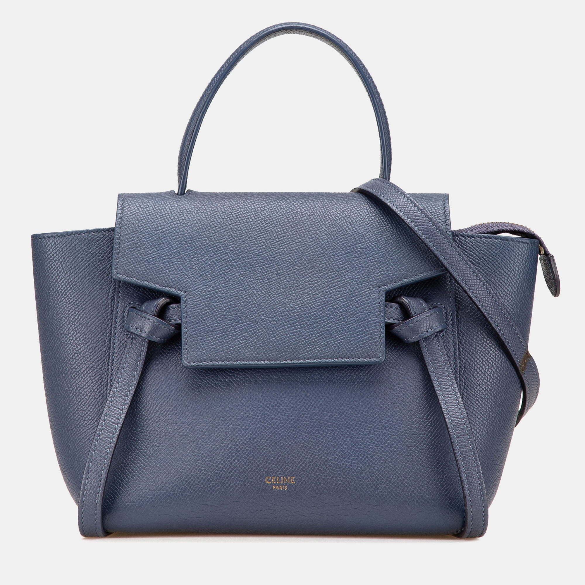 

Celine Blue Nano Grained Calfskin Belt Bag