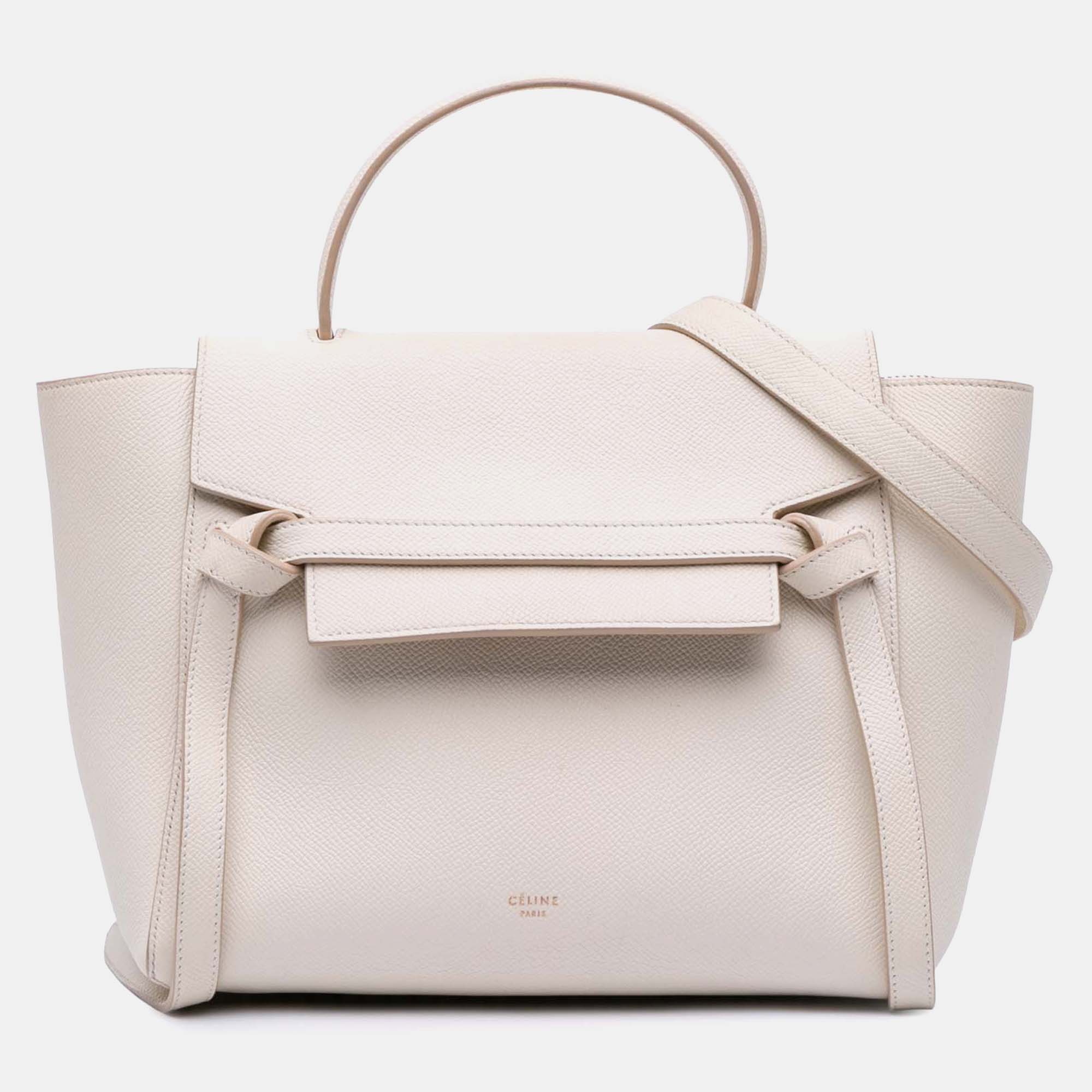 

Celine Beige Micro Grained Calfskin Belt Bag