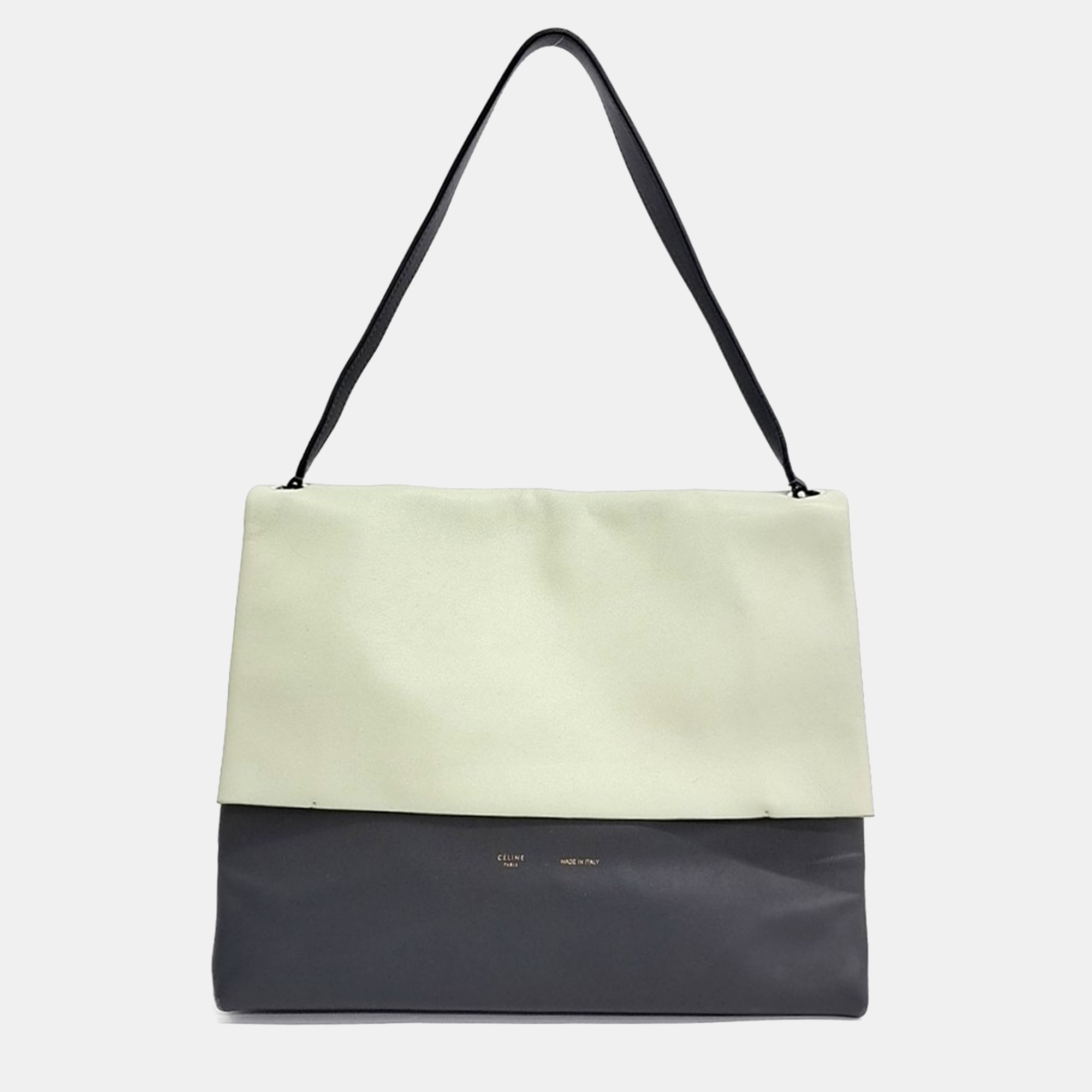 

Celine Black White Leather All Soft Bag