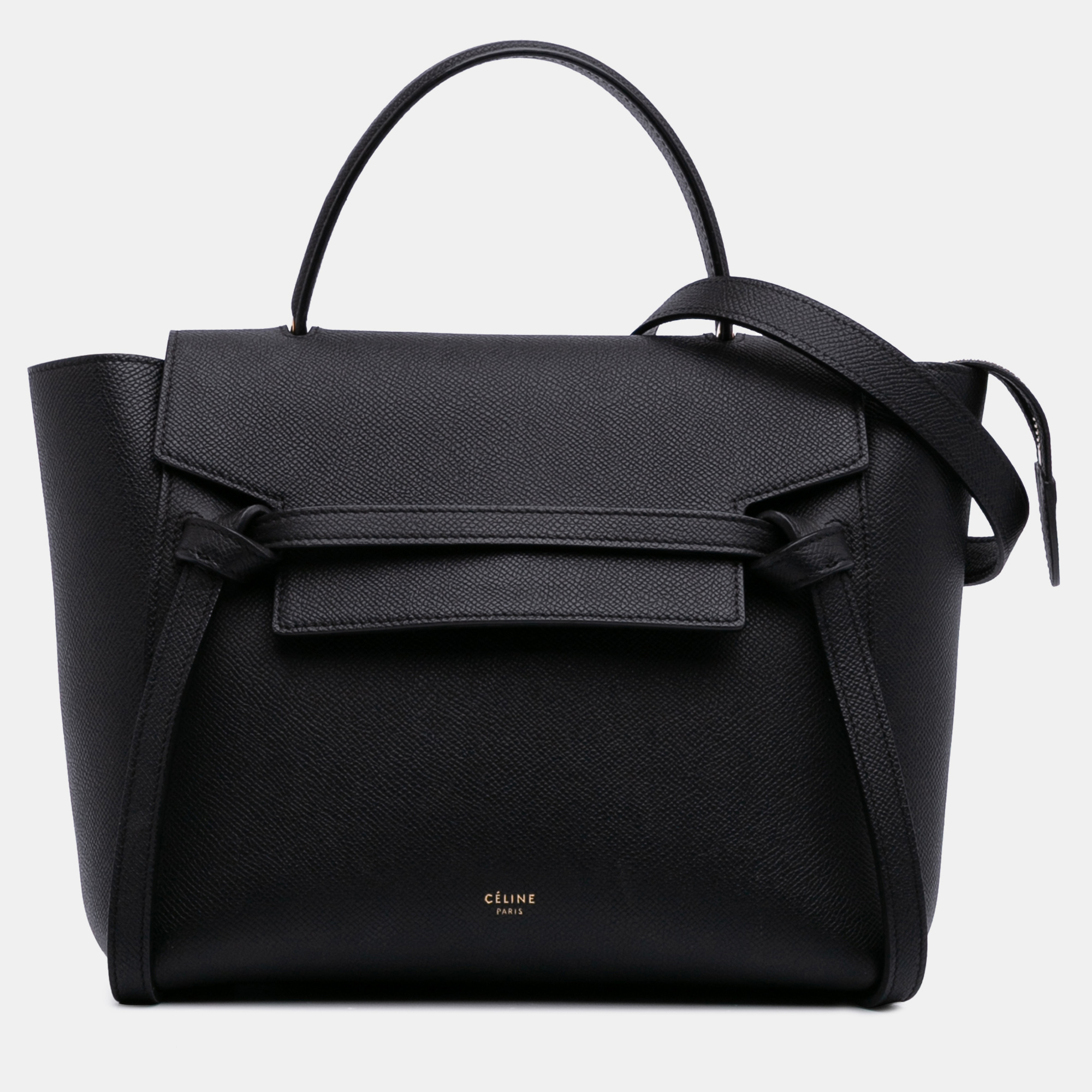 

Celine Black Micro Grained Calfskin Belt Bag