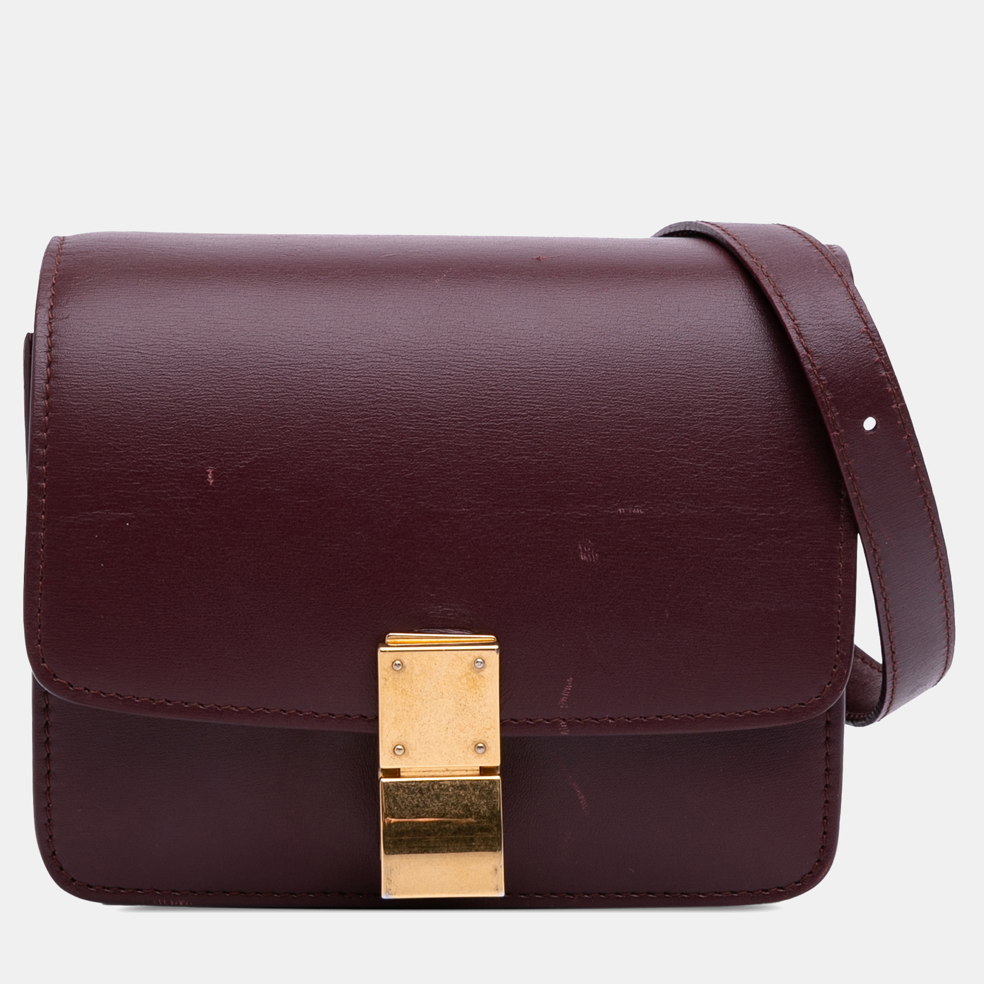 

Celine Red Small Calfskin Classic Box