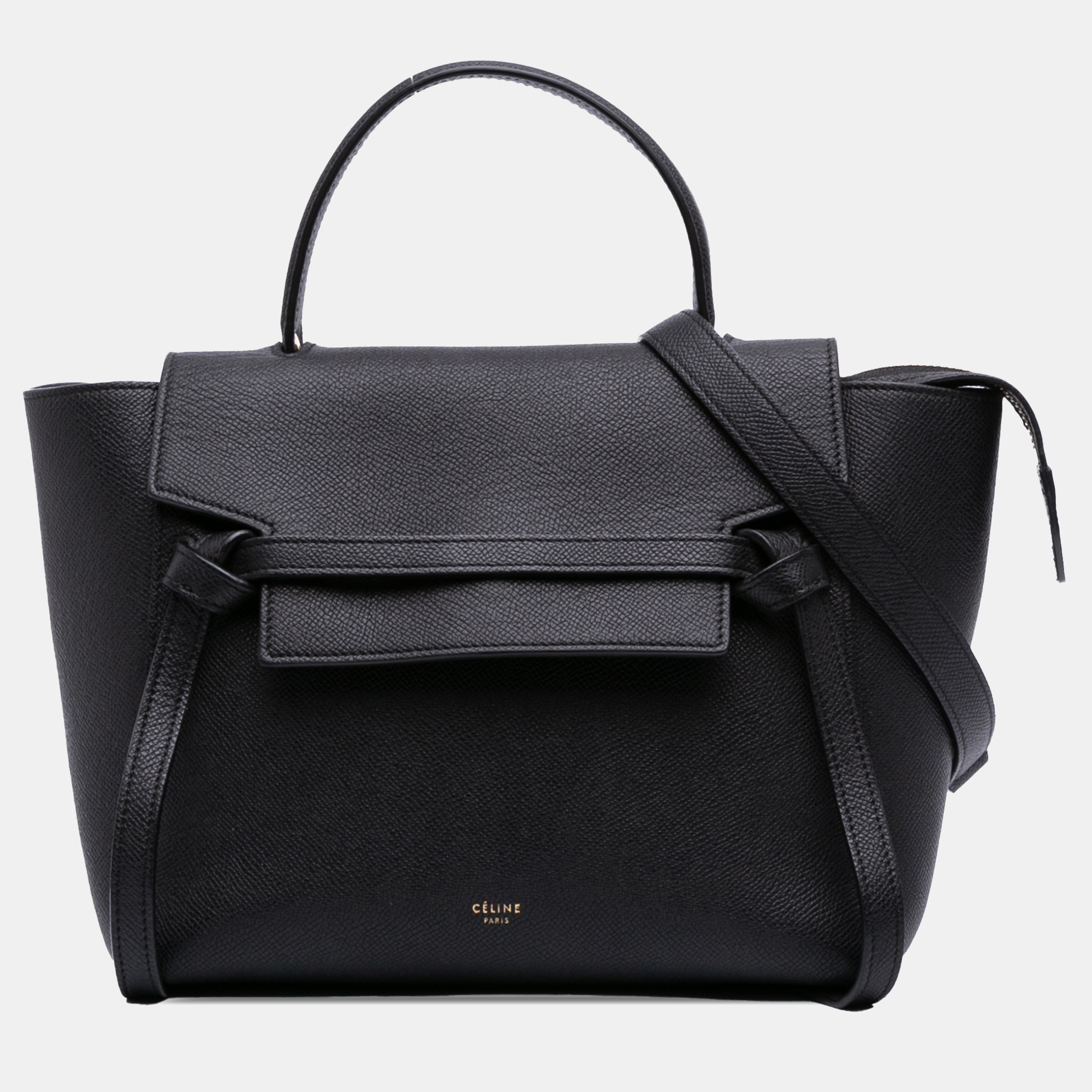 

Celine Black Micro Grained Calfskin Belt Bag