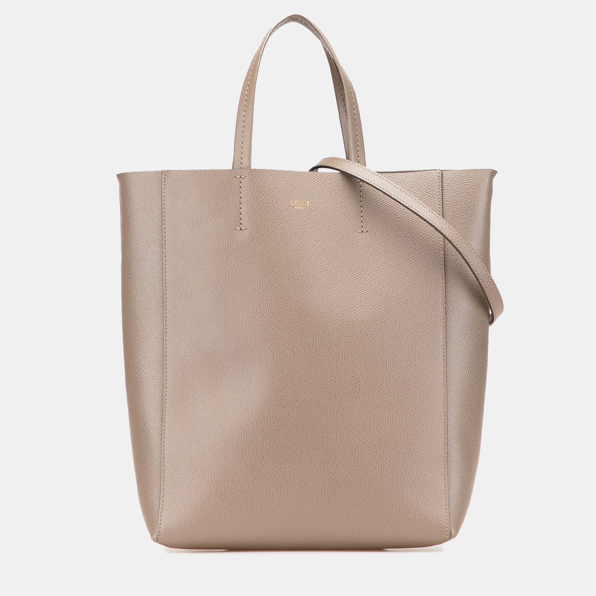 

Celine Brown Small Grained Calfskin Vertical Cabas