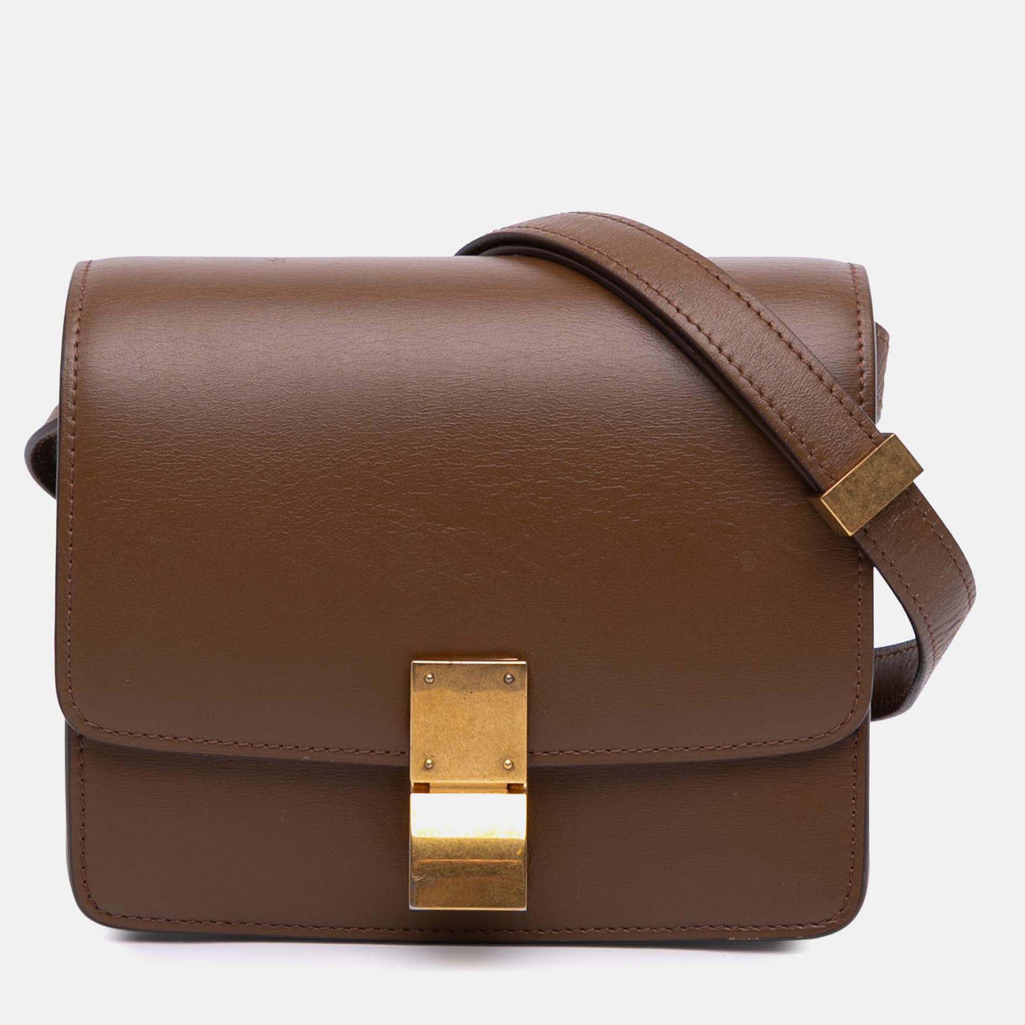 

Celine Brown Small Calfskin Classic Box