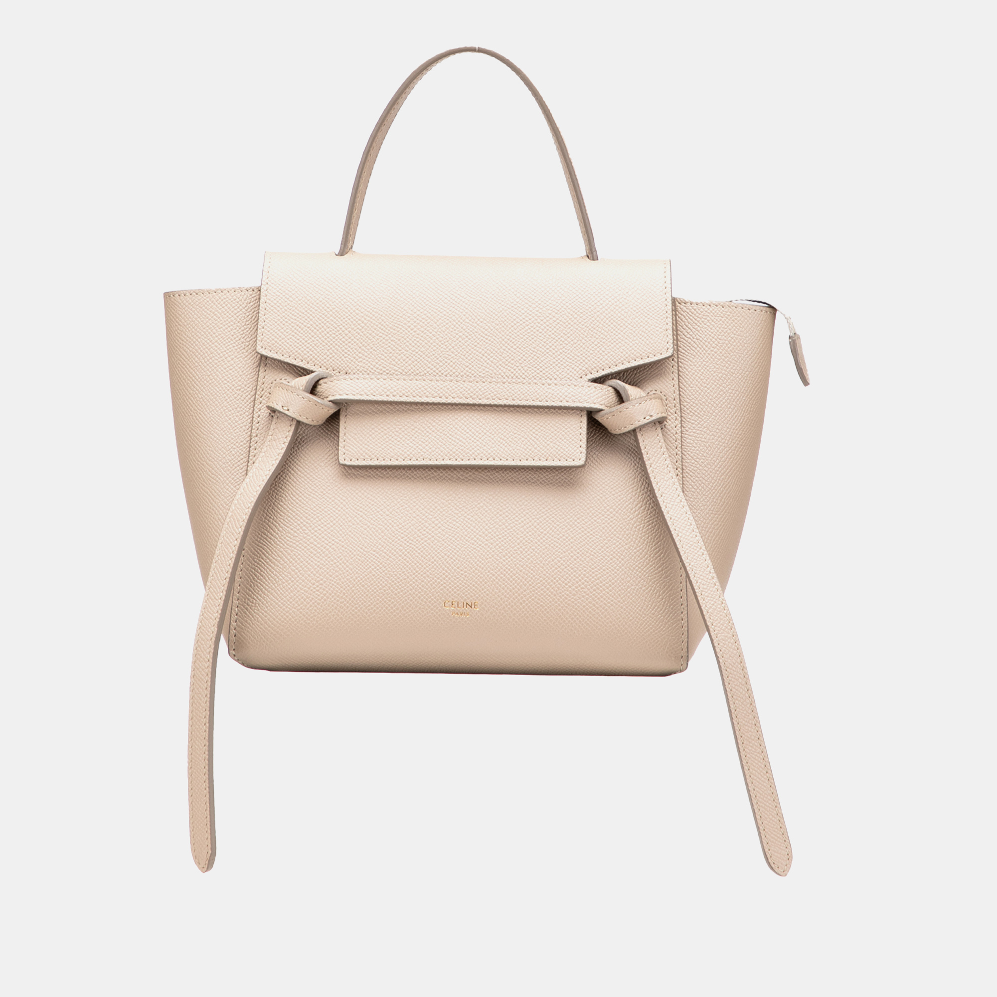 

Celine Beige Brown Nano Grained Calfskin Belt Bag