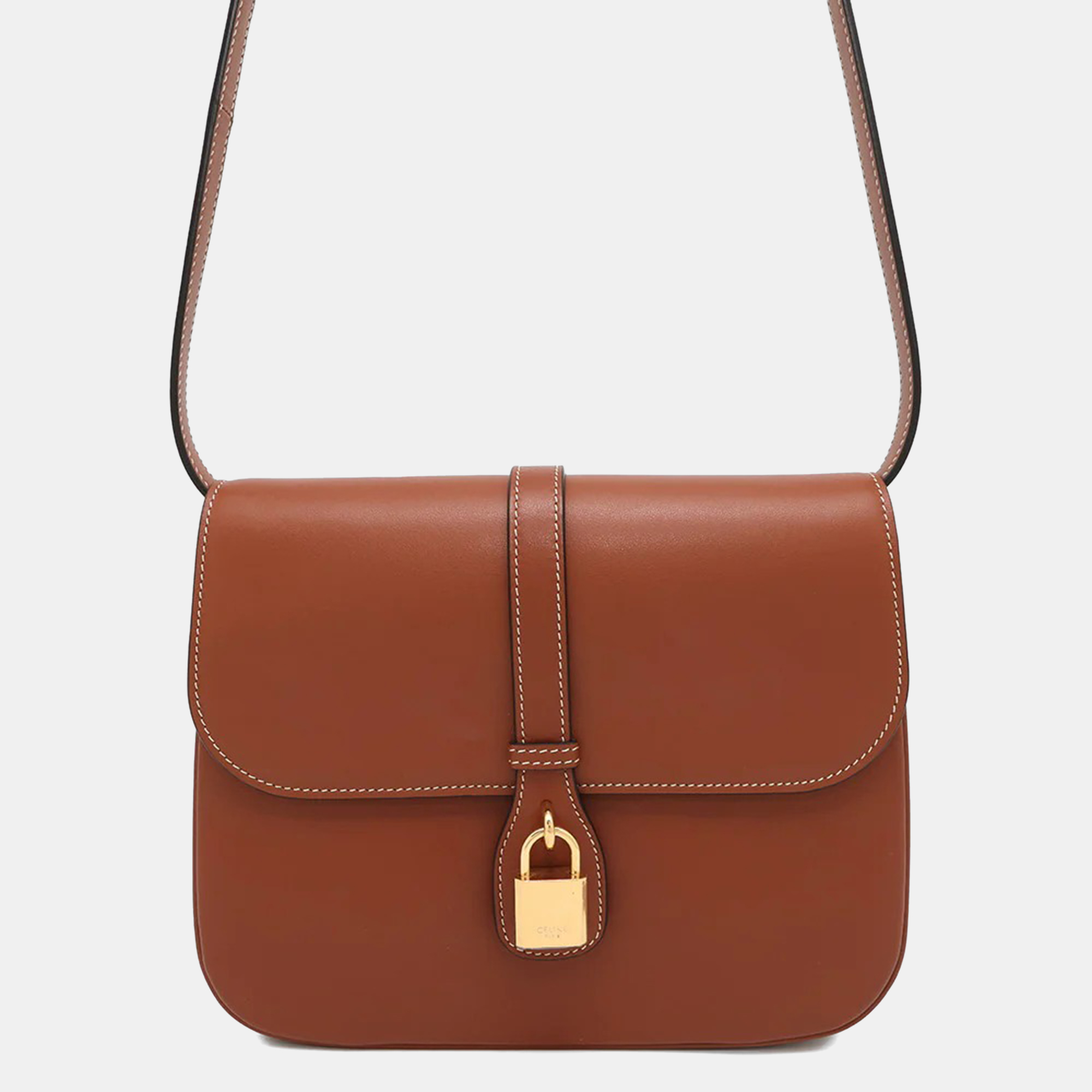 

Celine Taboo Medium Brown Calf Leather Shoulder Bag