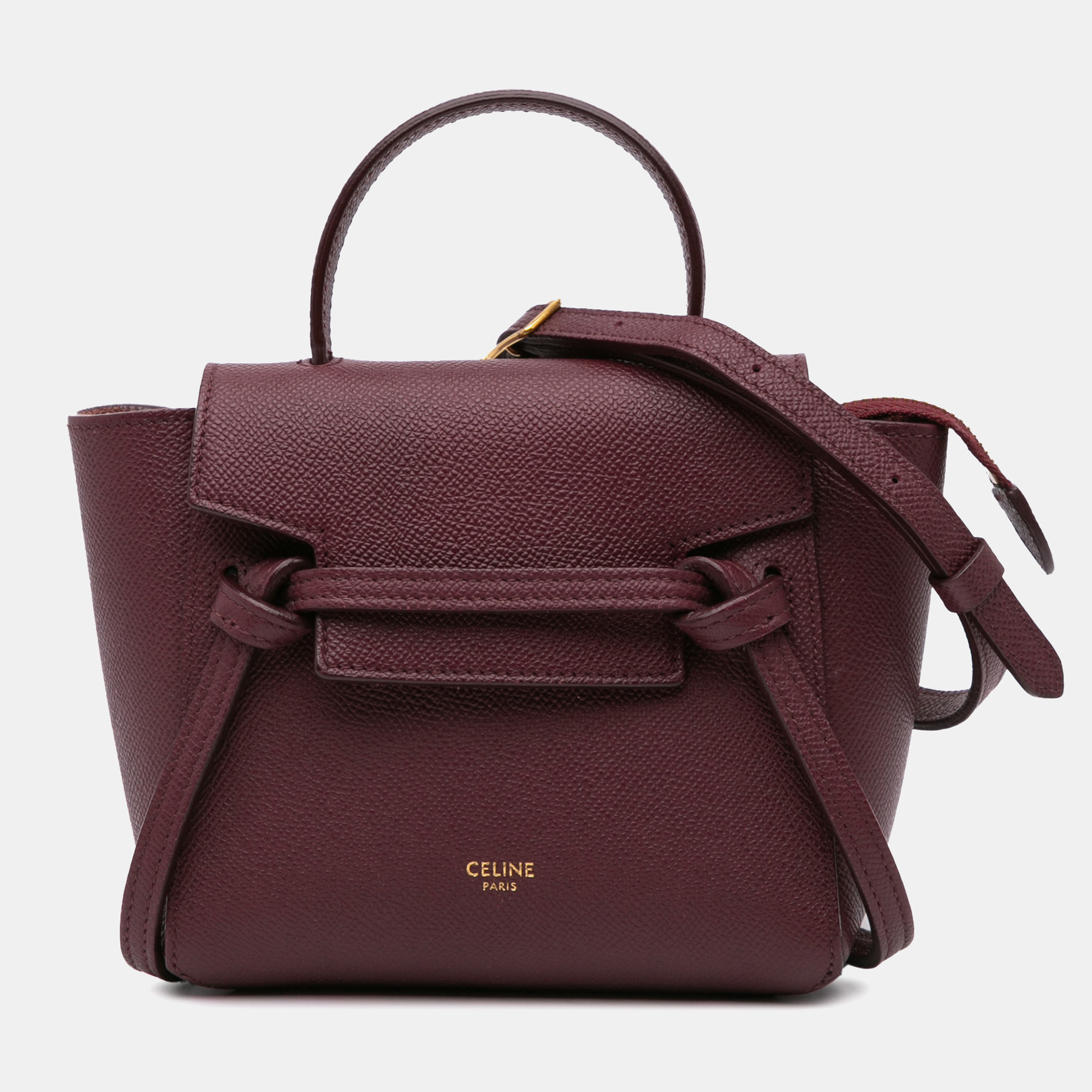 

Celine Red Pico Grained Calfskin Belt Bag