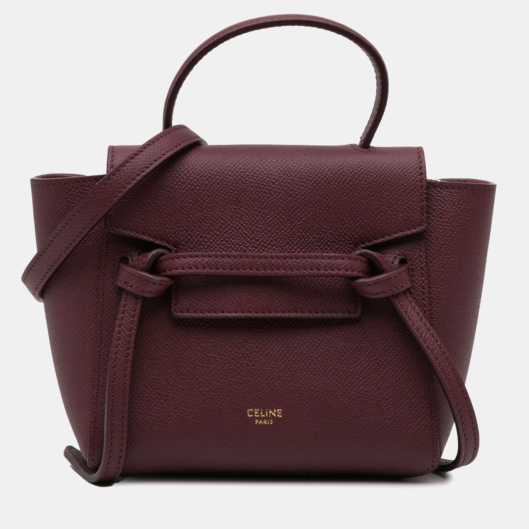 

Celine Red Pico Grained Calfskin Belt Bag