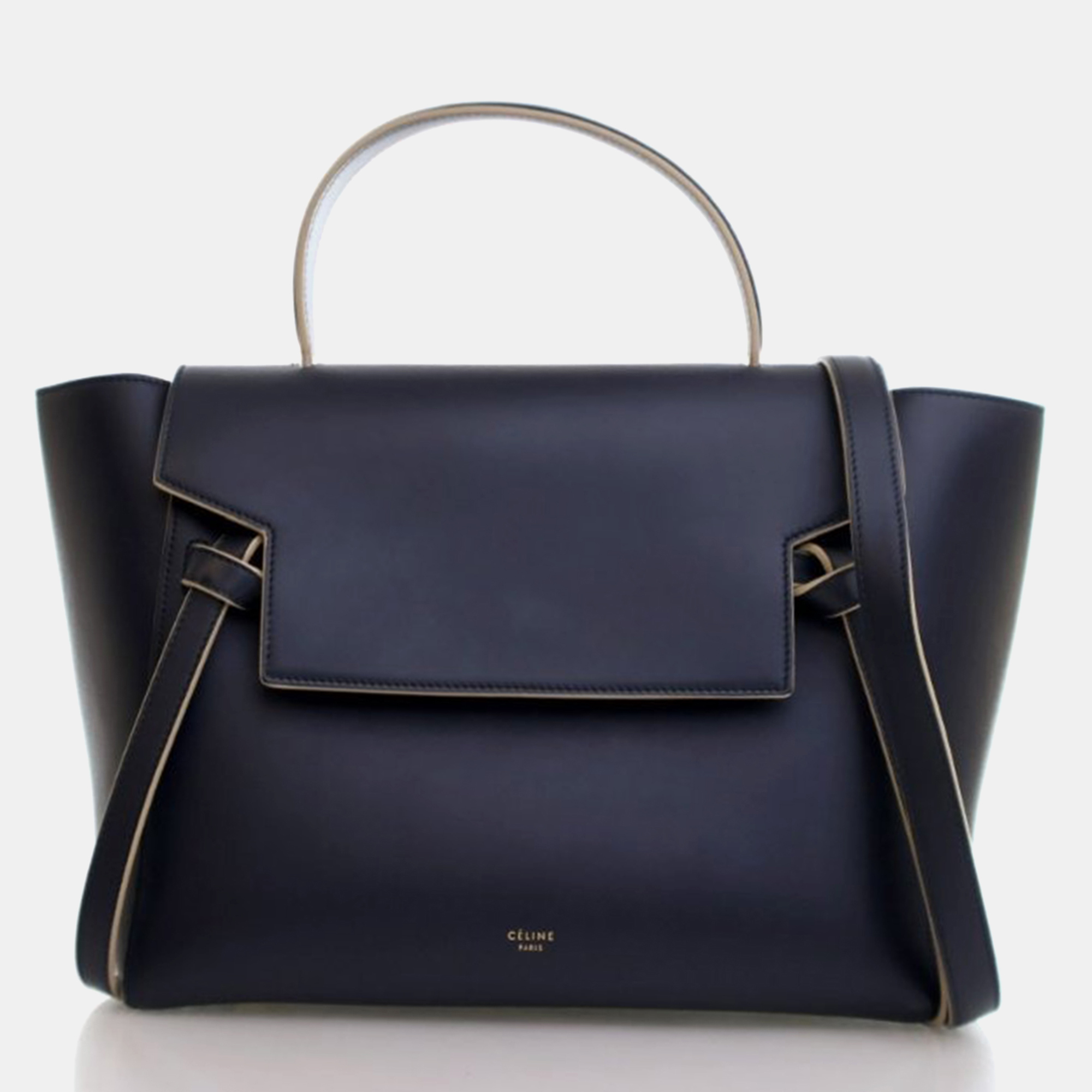 

Celine Belt Mini Blue Calfskin Handbag