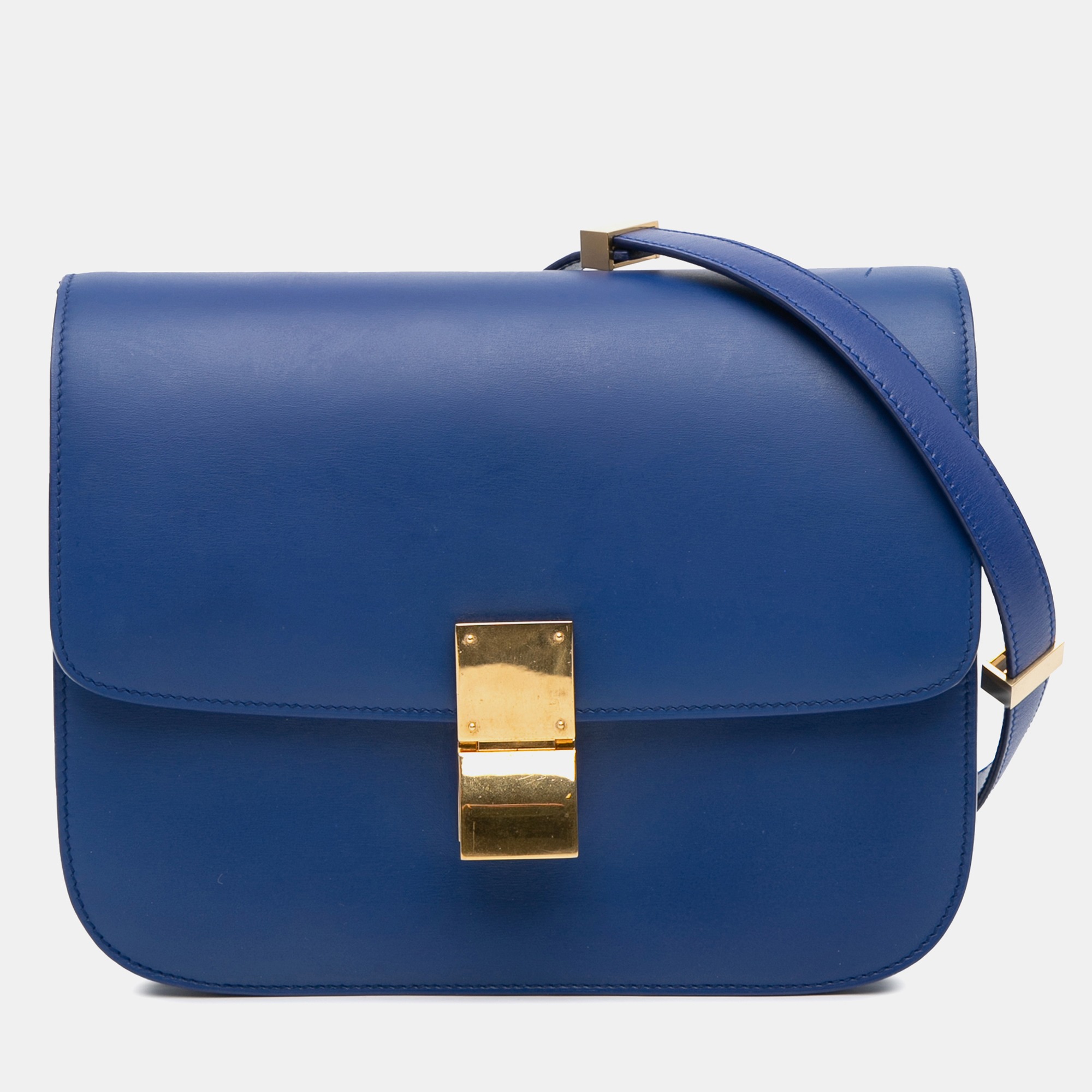 

Celine Blue Medium Calfskin Classic Box