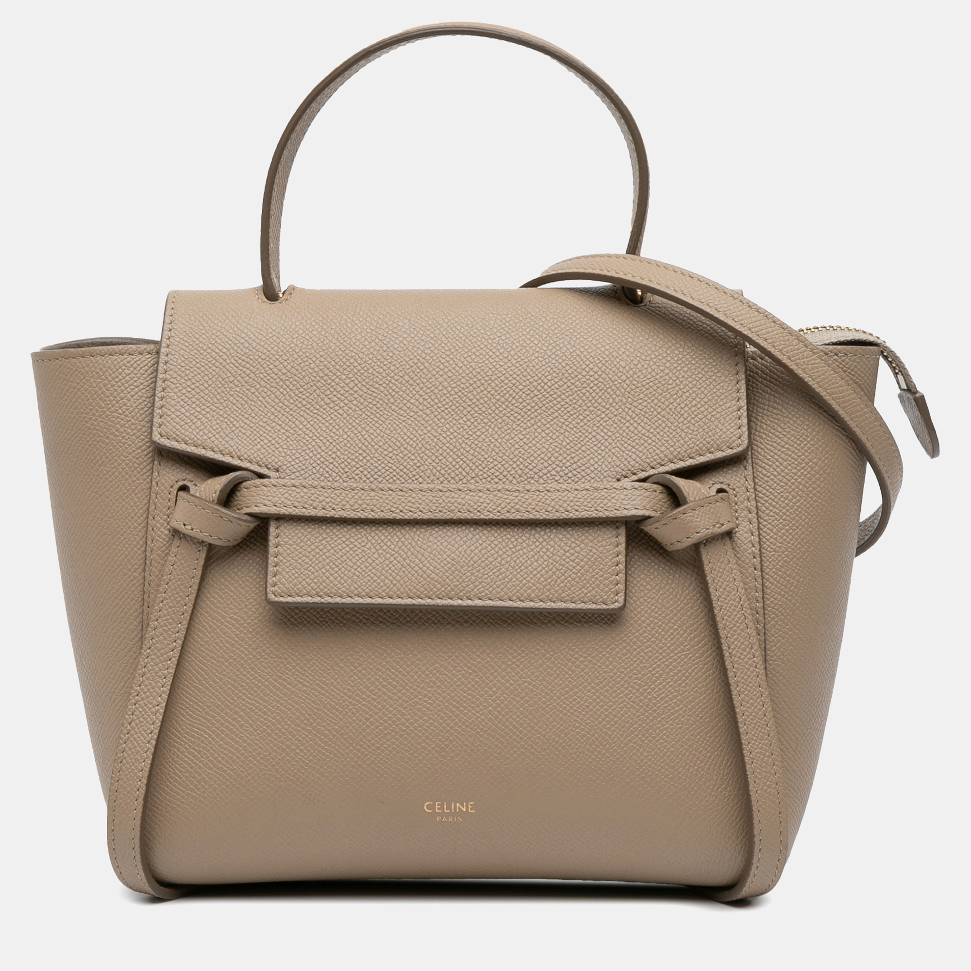 

Celine Beige Nano Grained Calfskin Belt Bag