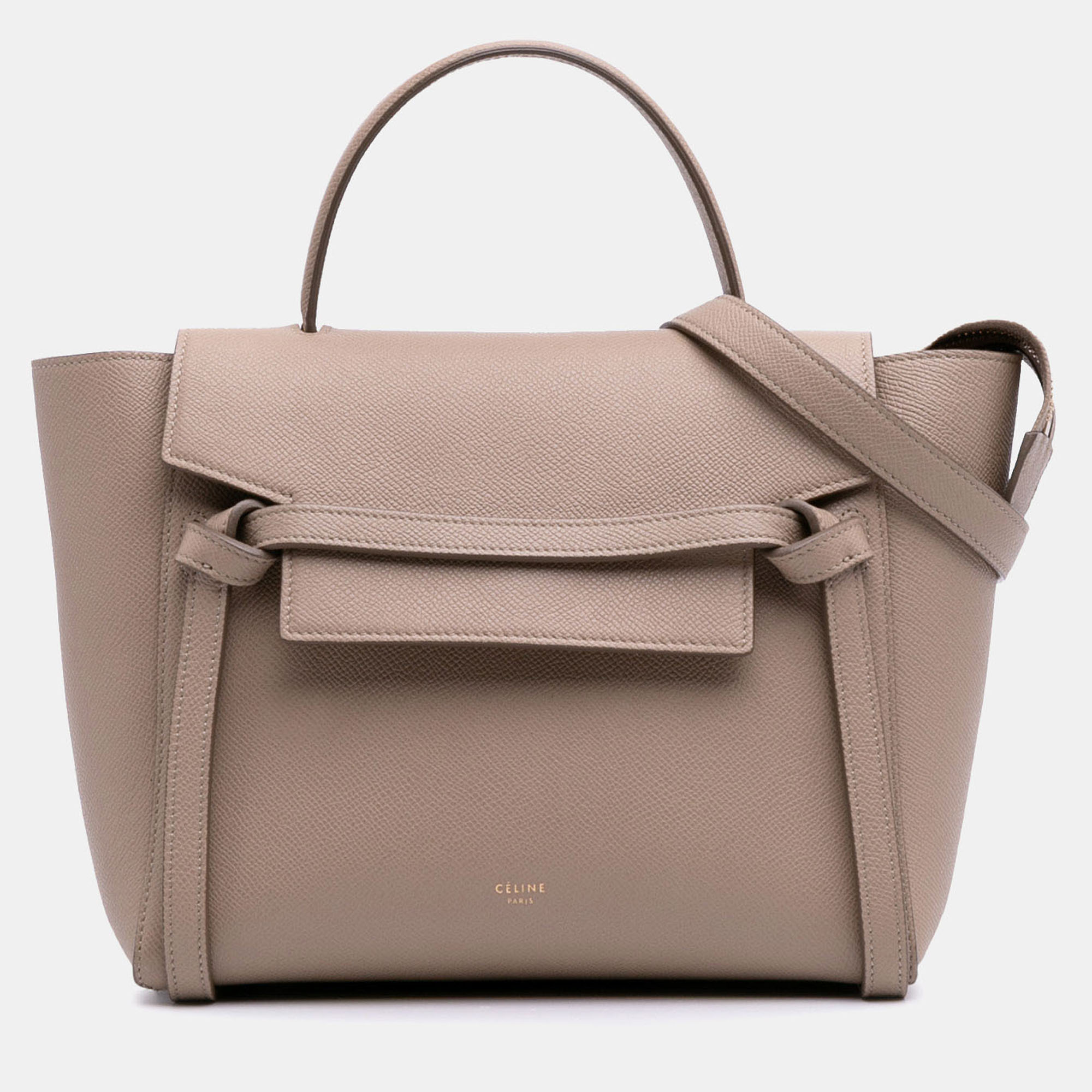 

Celine Brown Micro Grained Calfskin Belt Bag