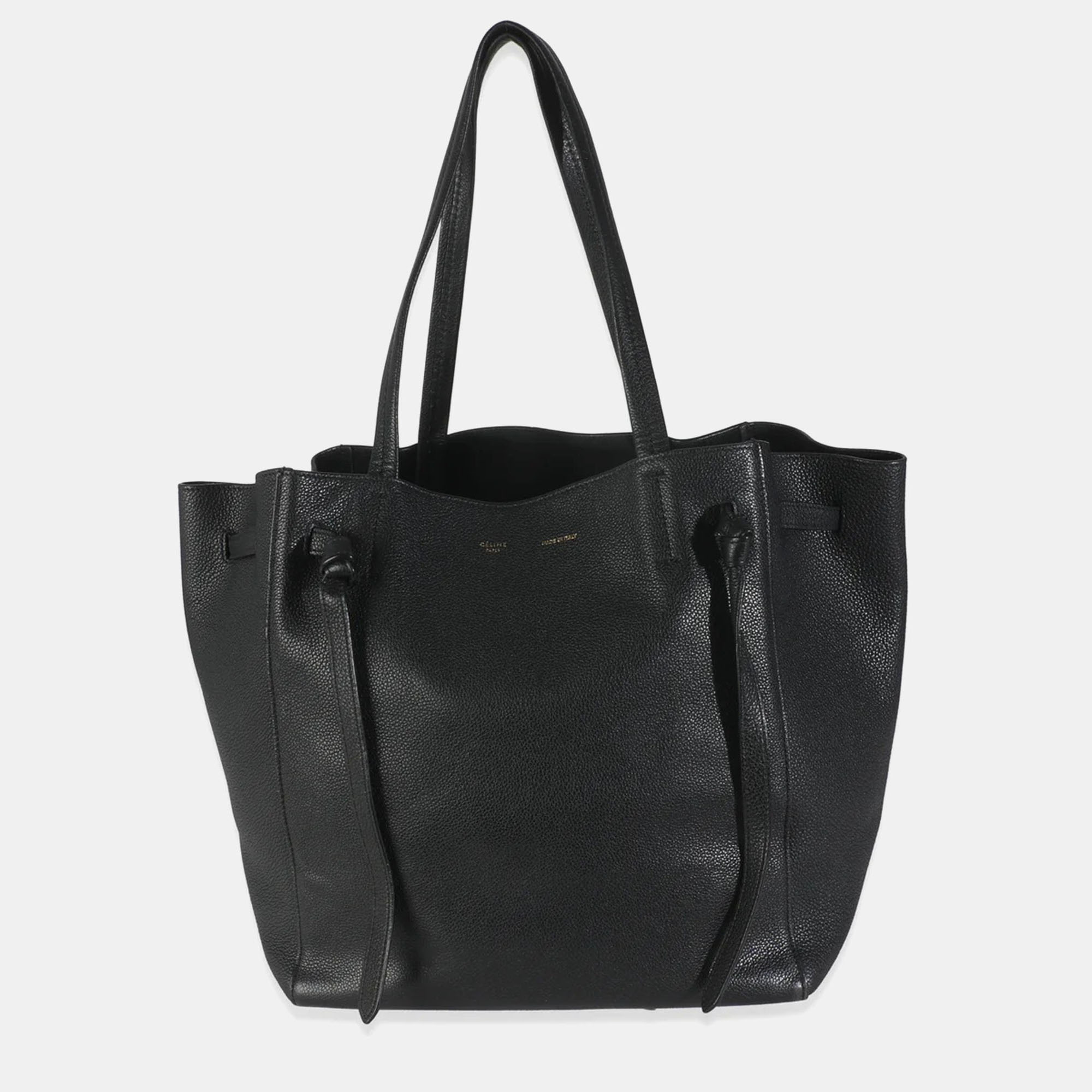 

Celine Black Calfskin Phantom Cabas Tote