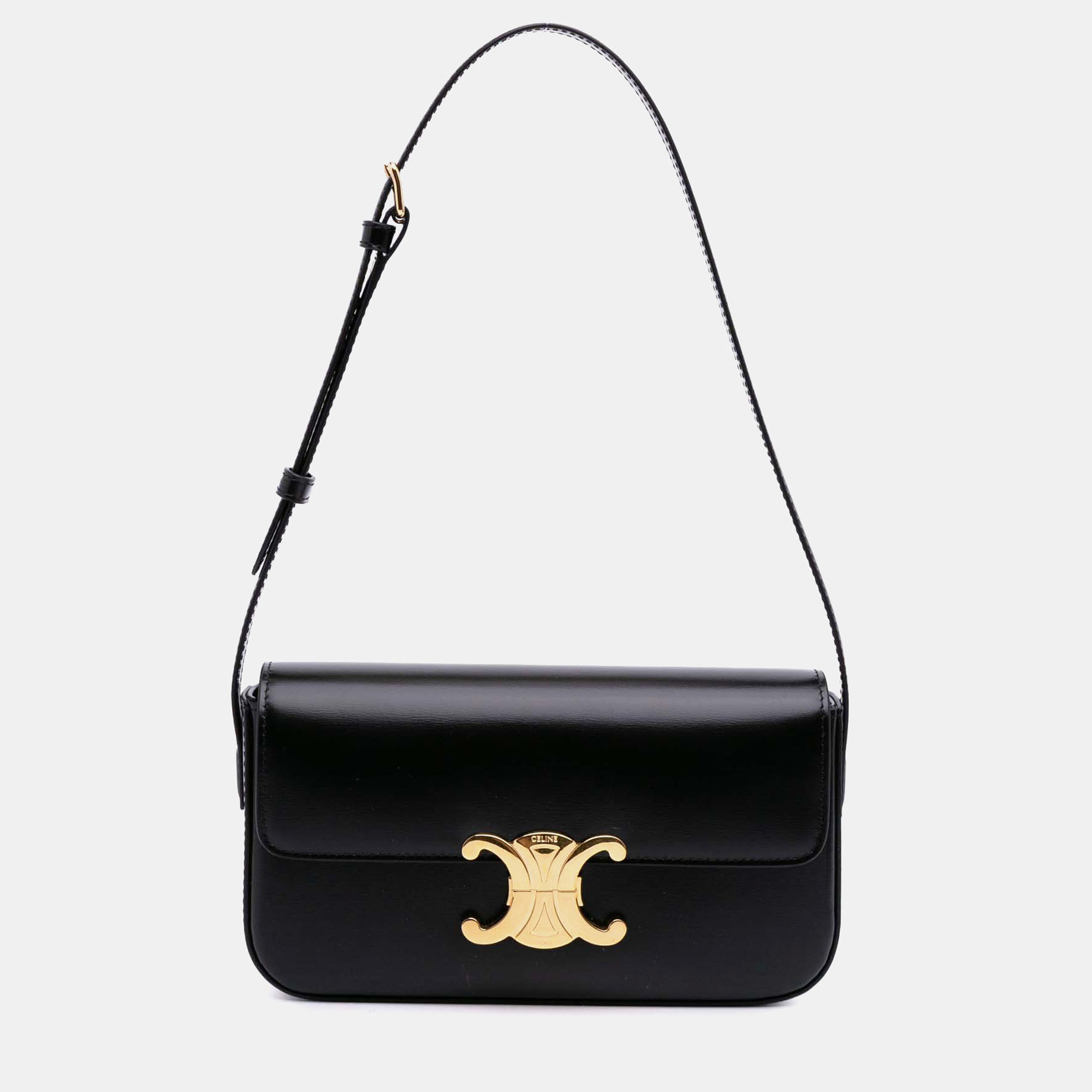 

Celine Black Shiny Calfskin Claude Shoulder Bag