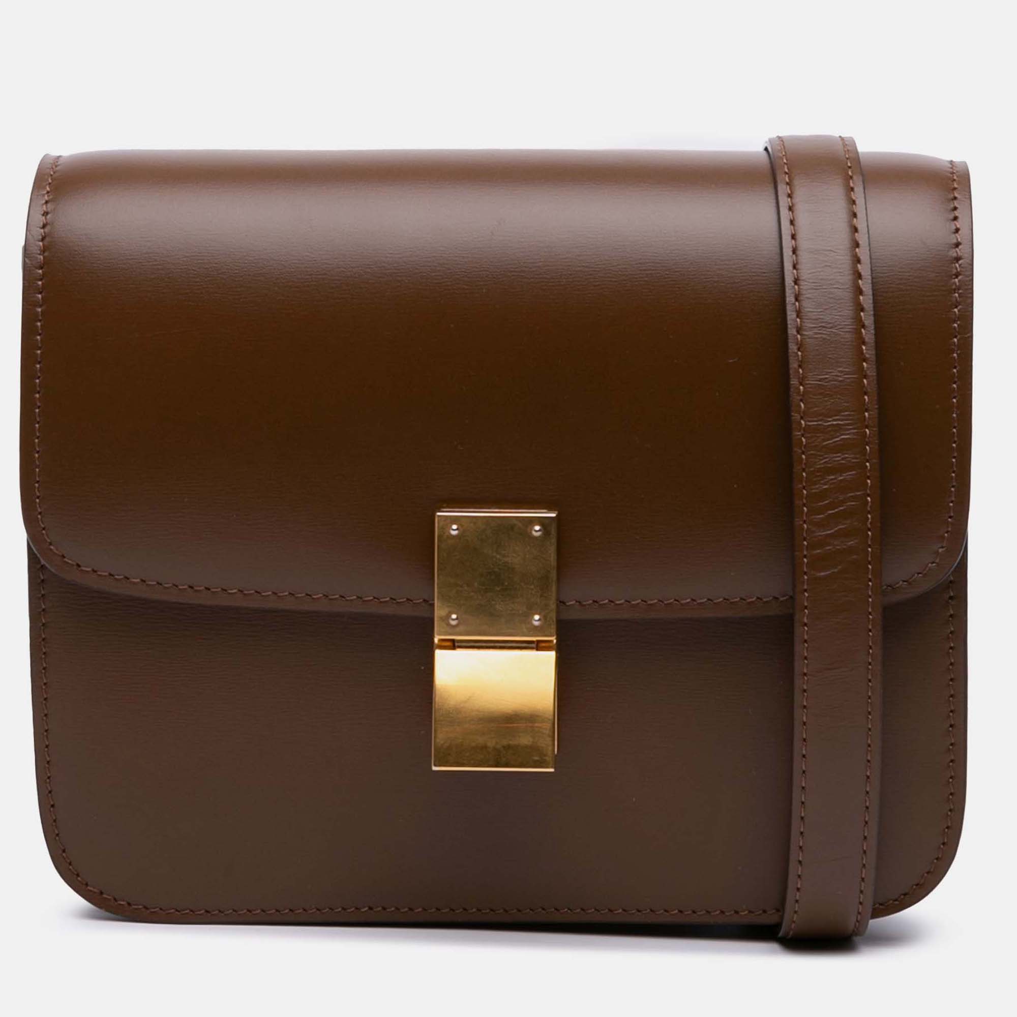 

Celine Brown Medium Calfskin Classic Box
