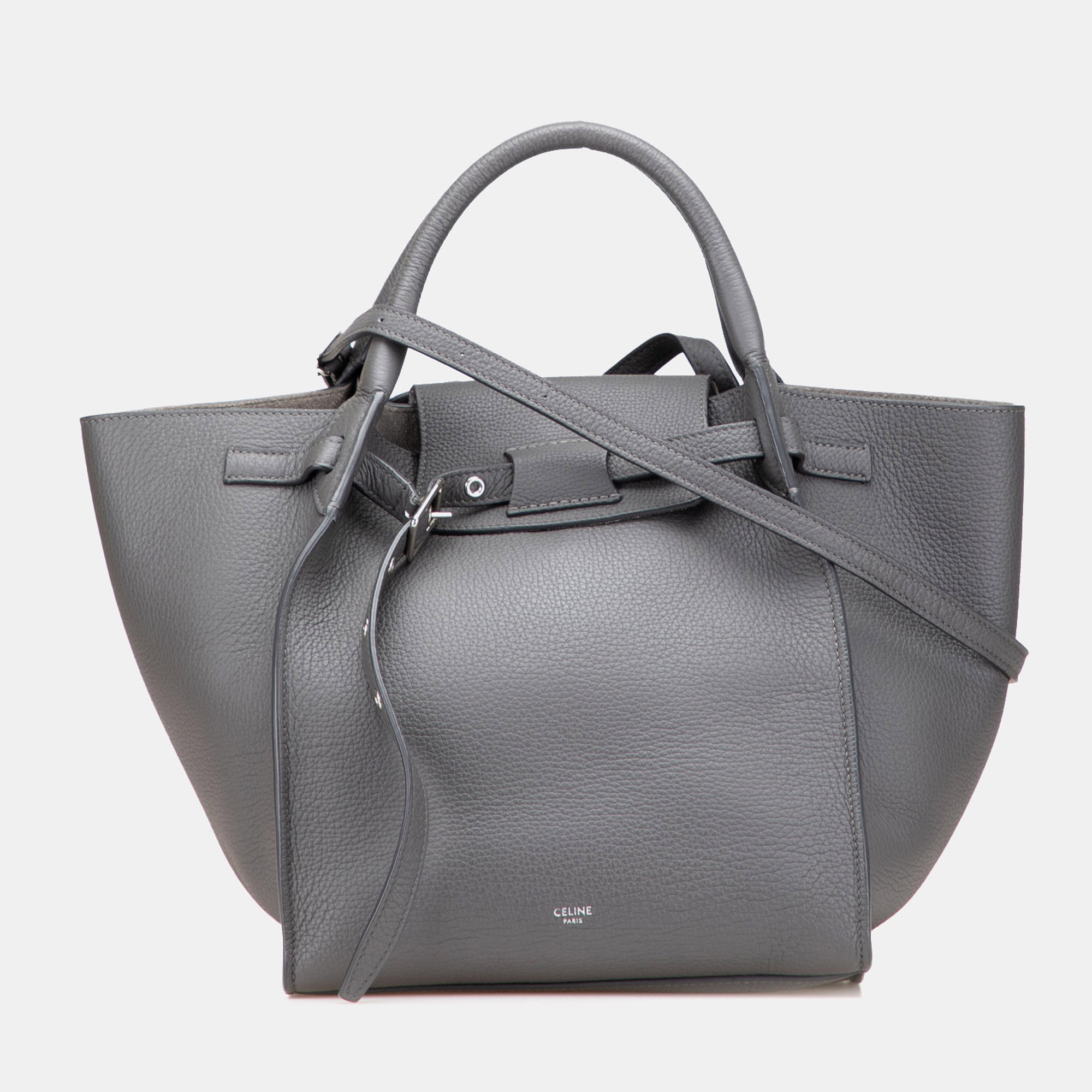 

Celine Grey Small Grained Calfskin Big Bag