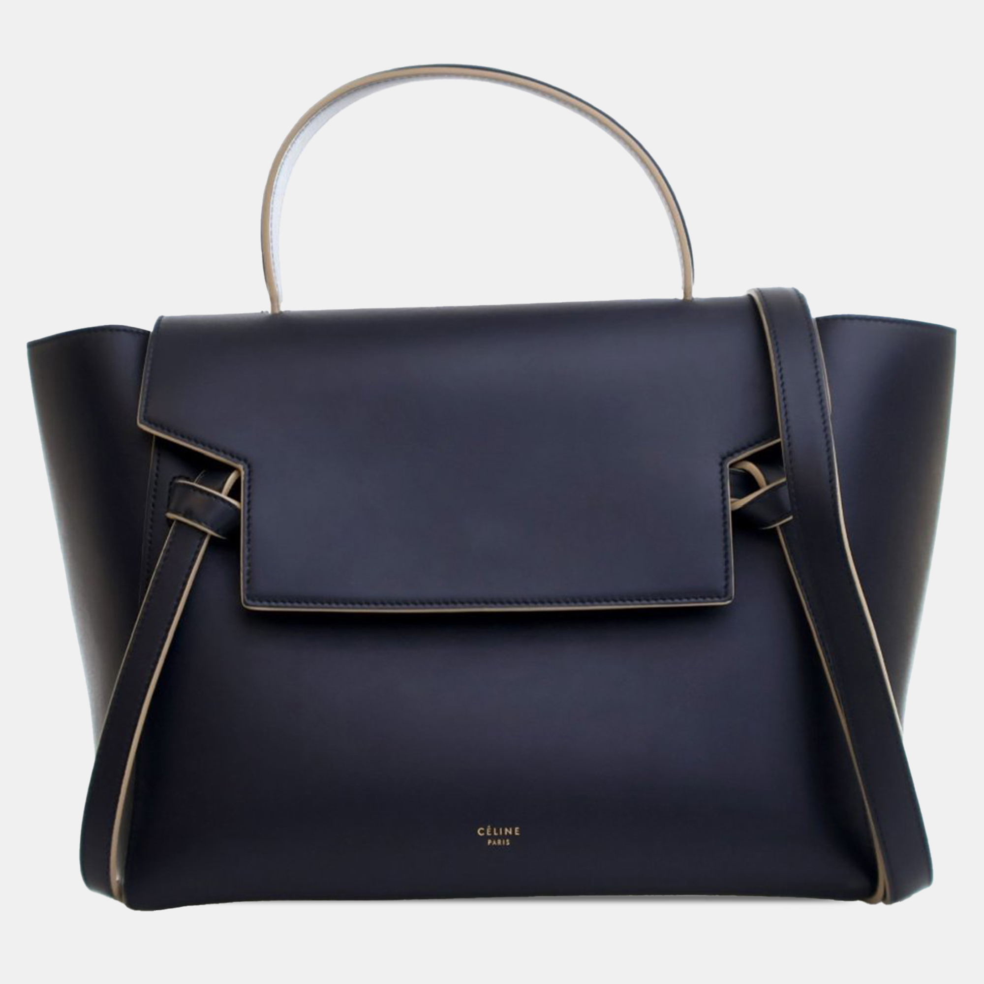 

Celine Navy Blue Mini Palmelato Calfskin Belt Bag