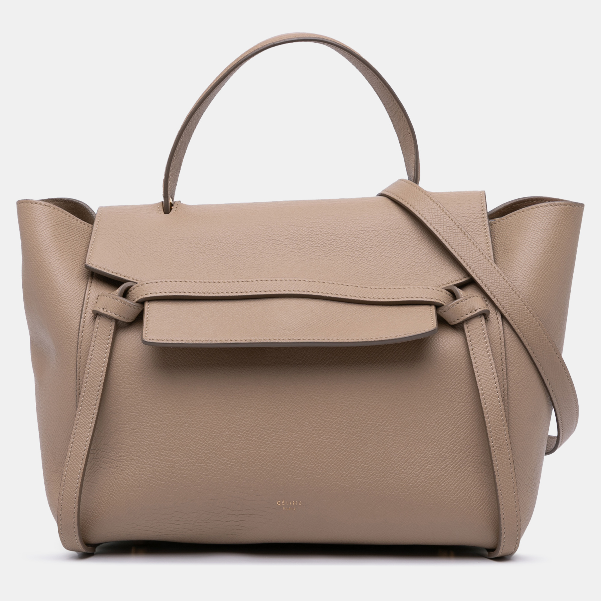 

Celine Brown Mini Leather Belt Bag Satchel