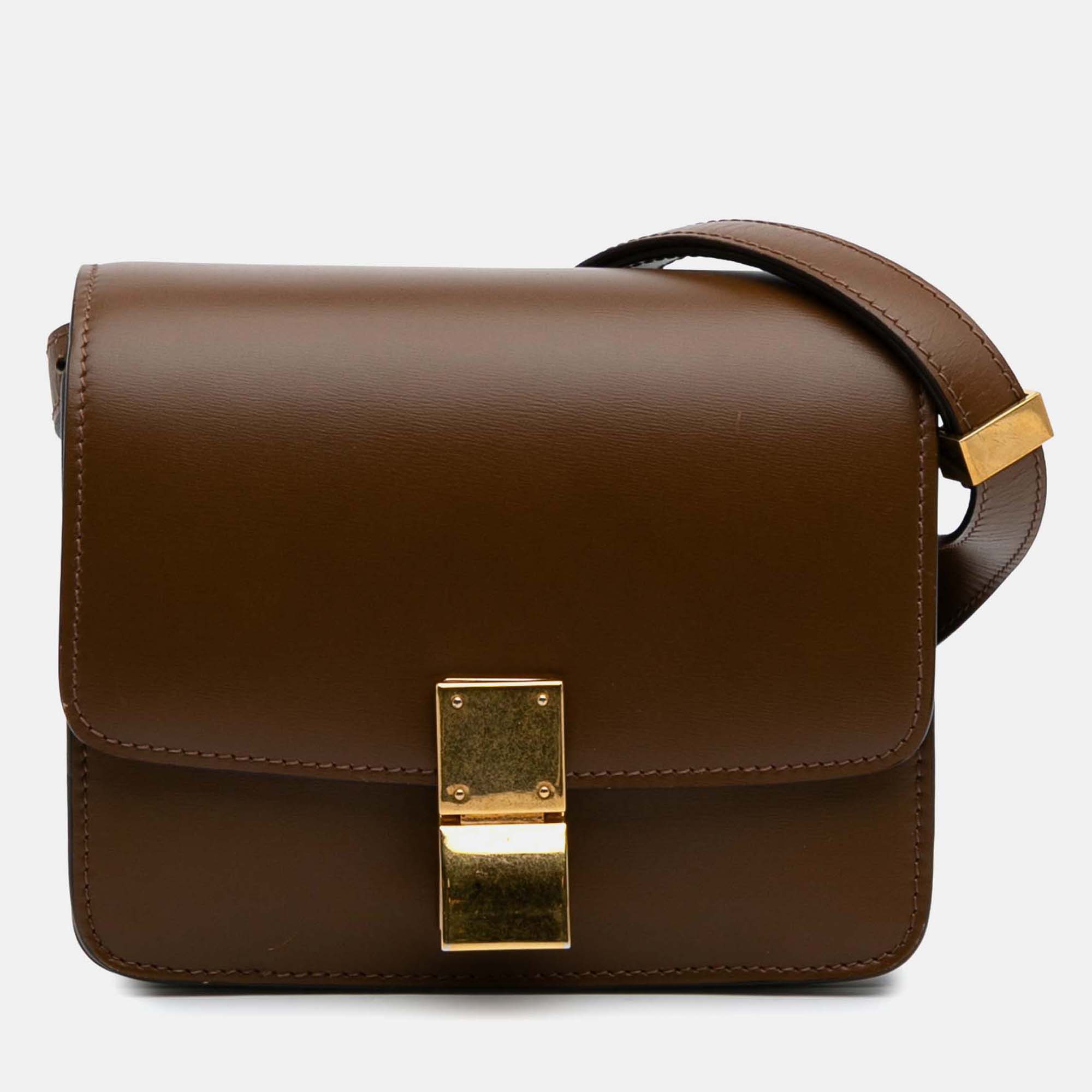 

Celine Brown Small Calfskin Classic Box
