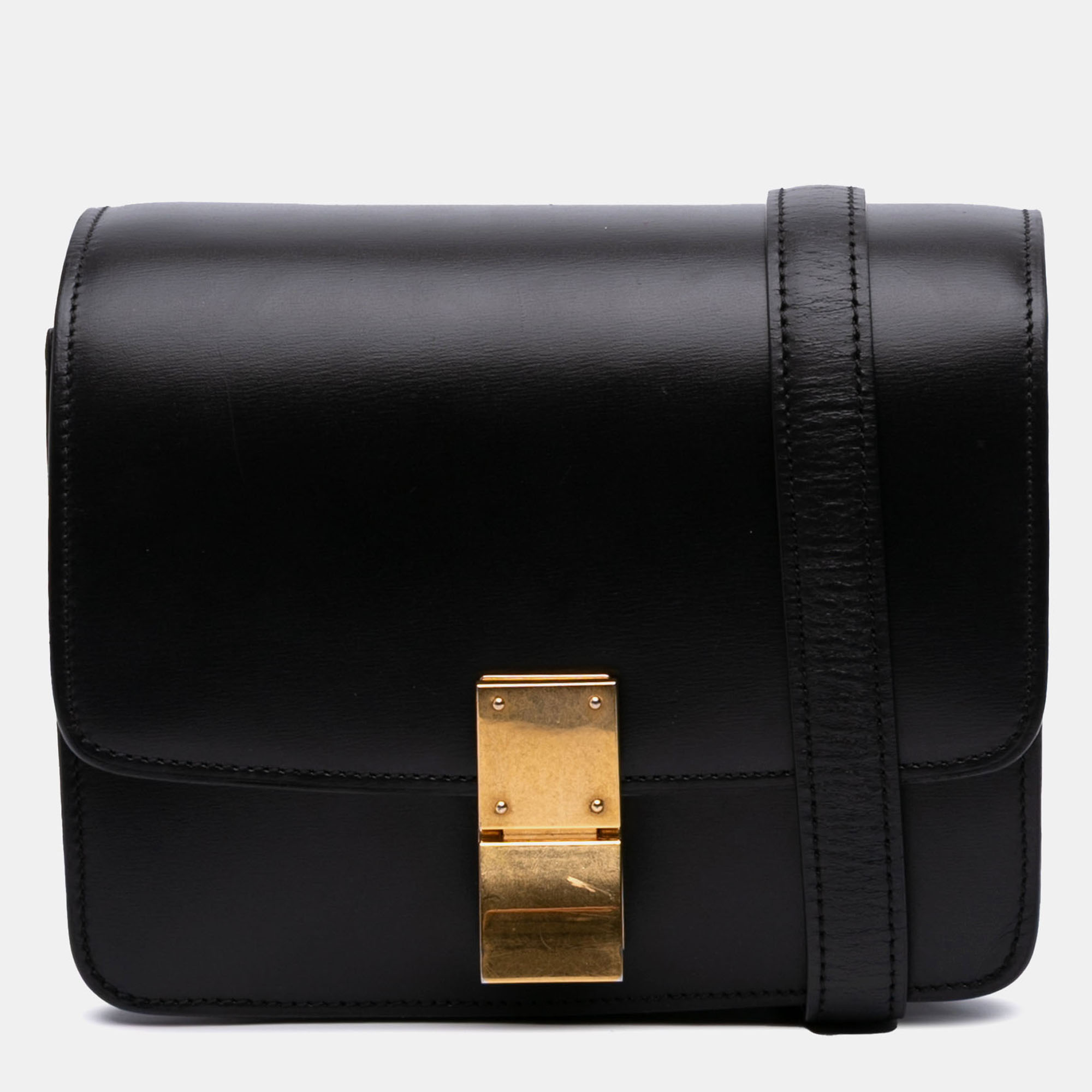 Celine Black Small Calfskin Classic Box
