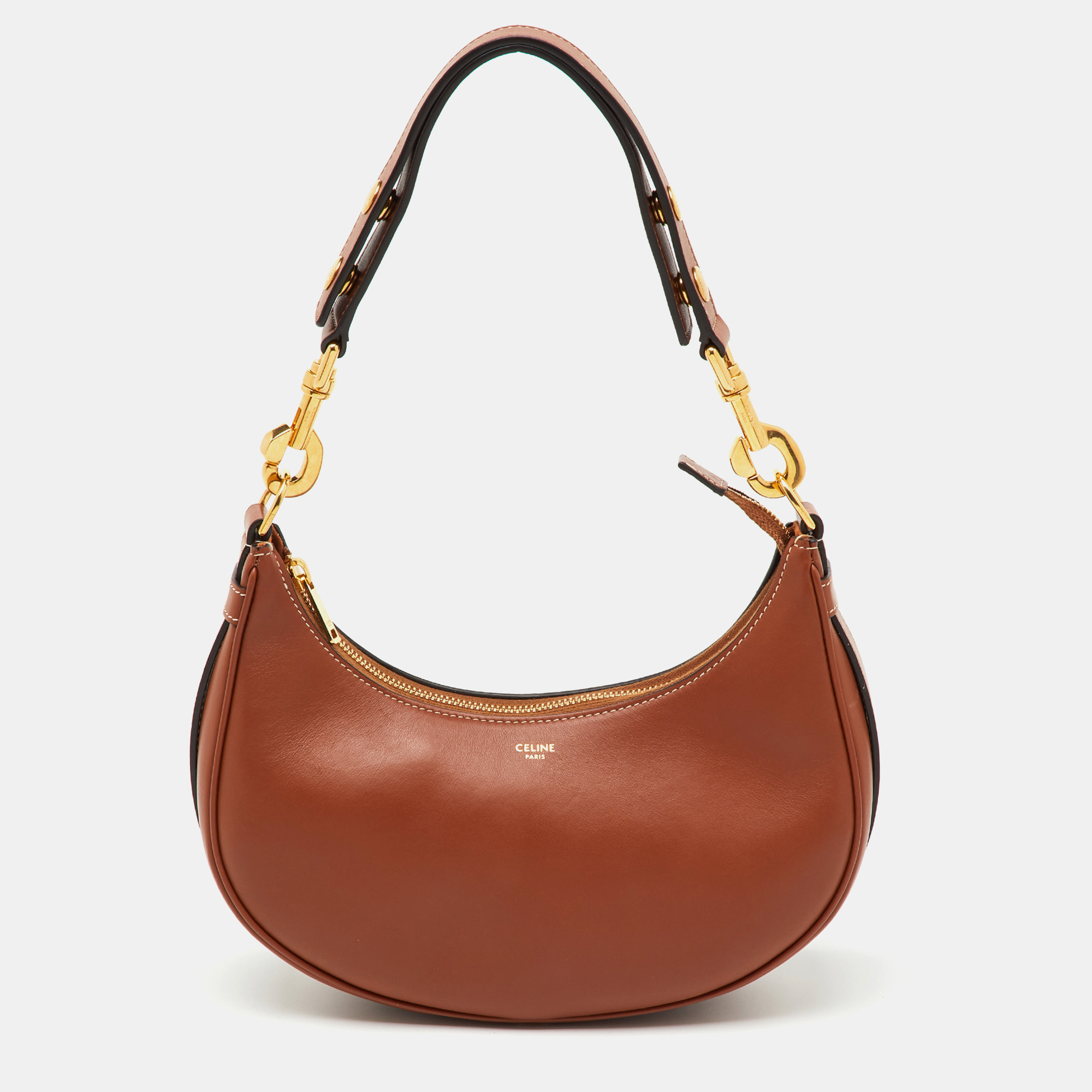 

Celine Brown Leather Ava Hobo